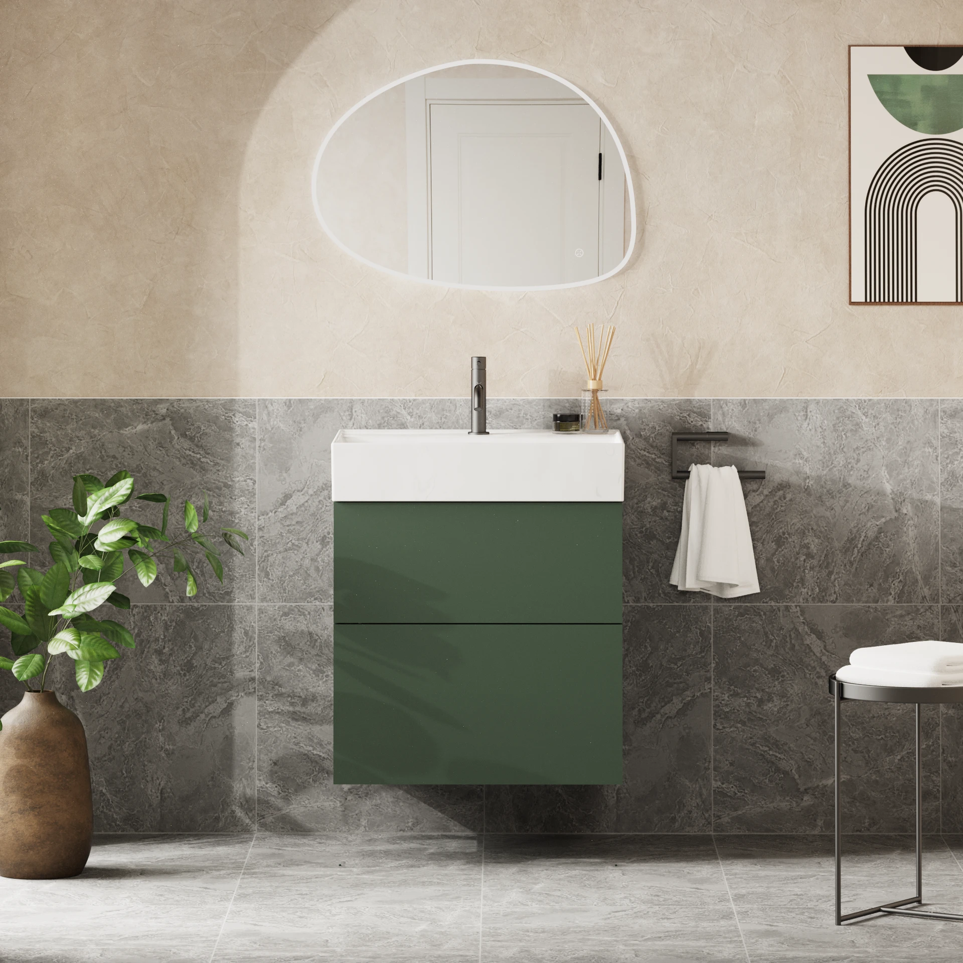 Avenue Furniture Unit with Basin - 800mm