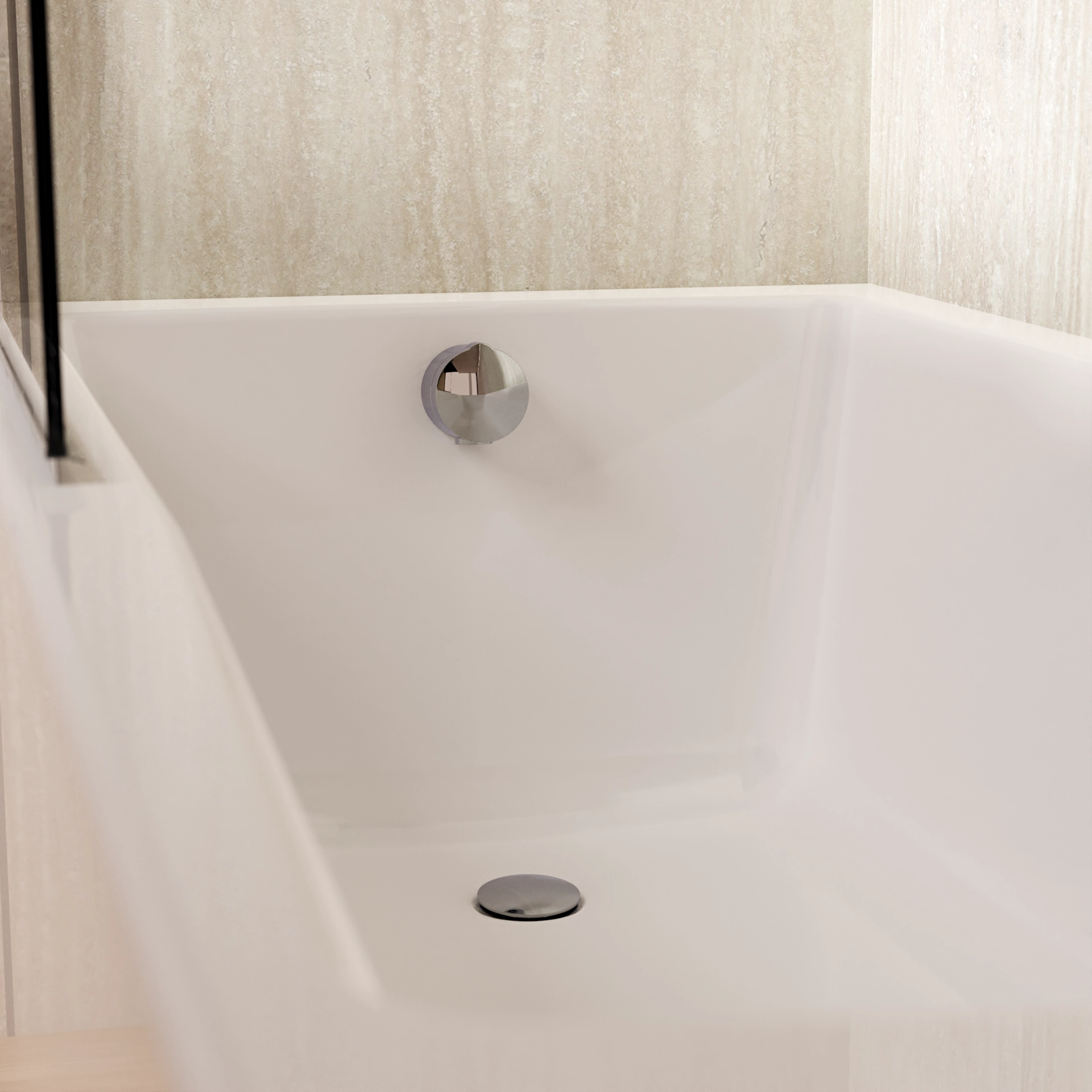 Bath Pop-Up-Waste with Filler Chrome