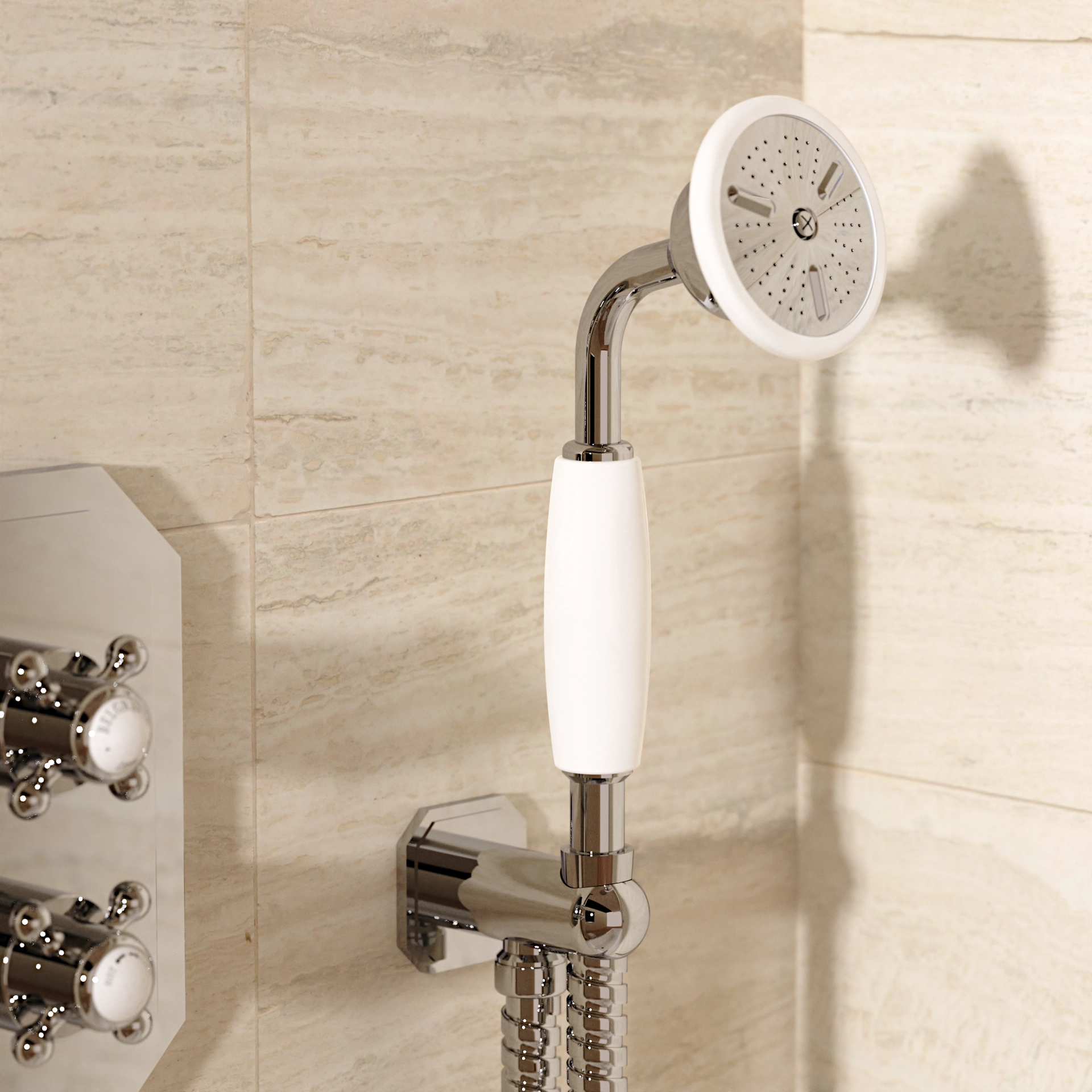 Belgravia Wall Outlet with Handset