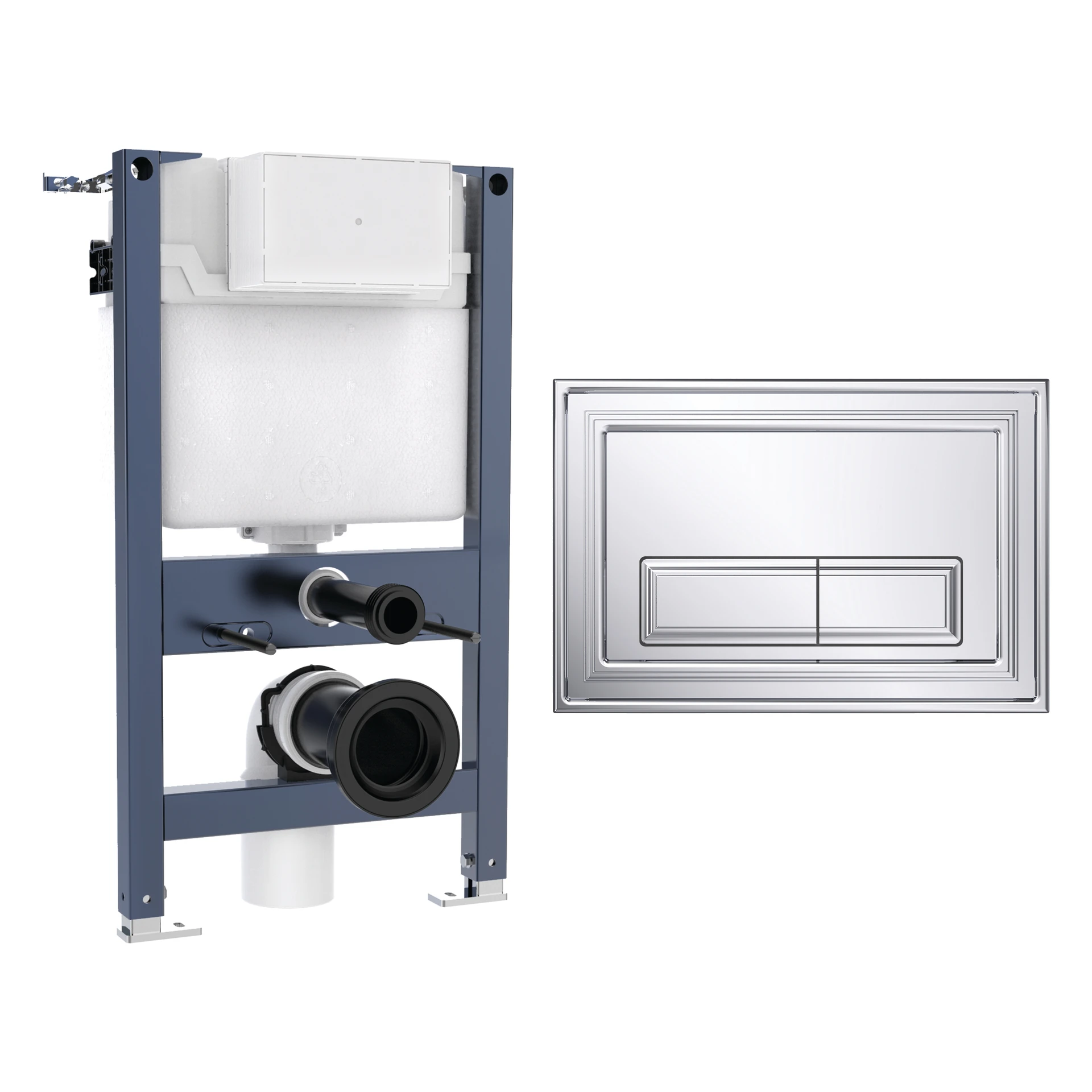 Belgravia Concealed Cistern Frame Set 1