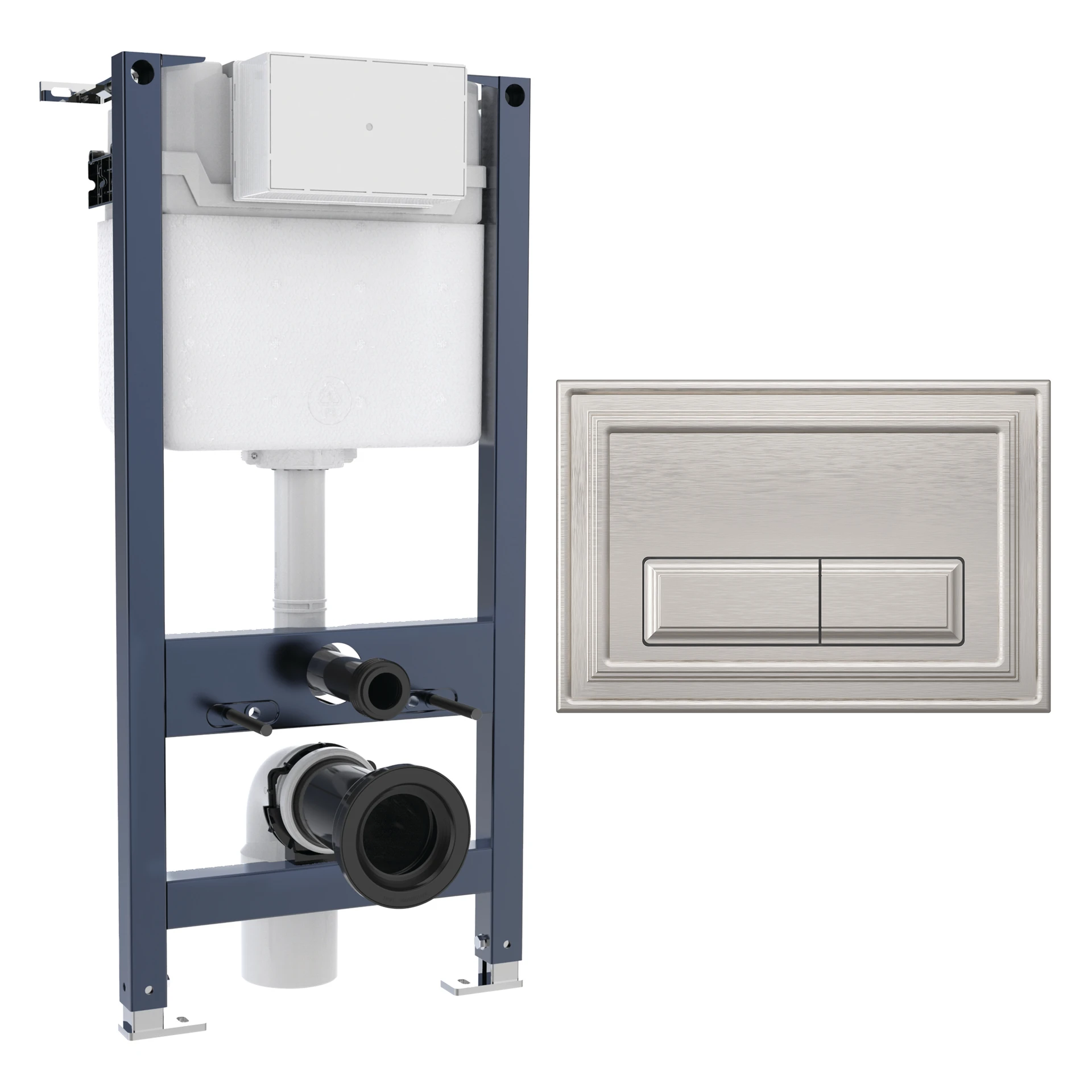 Belgravia Concealed Cistern Frame Set 2 | Crosswater Bathrooms