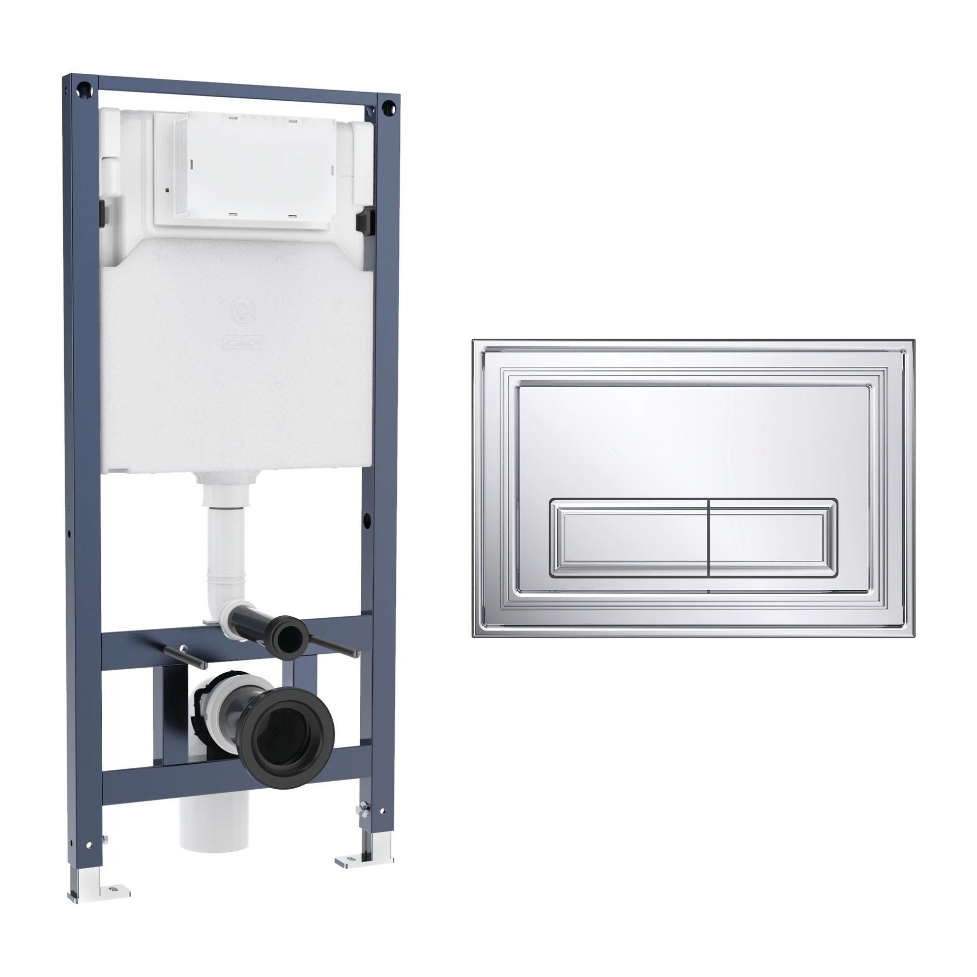 Belgravia Concealed Cistern Frame Set 3