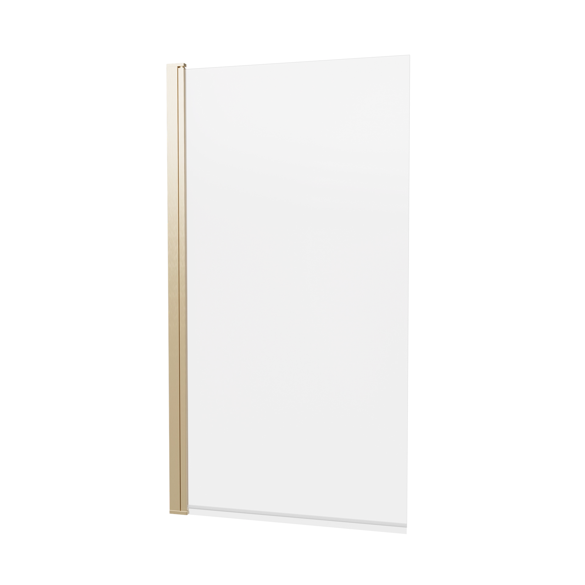 Clear 6 Hinged Bath Screen