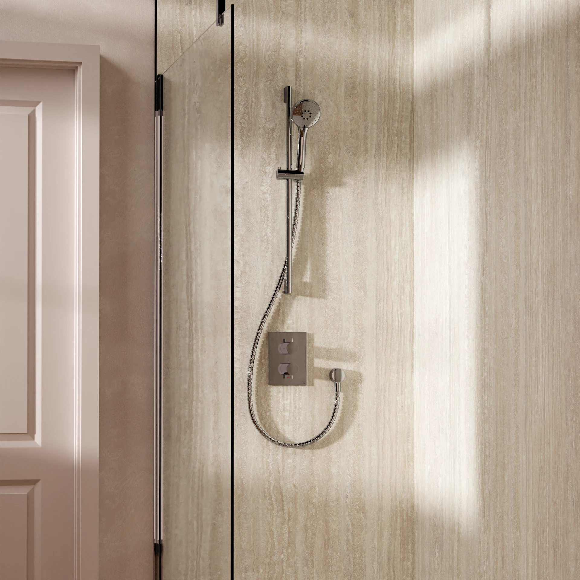 Crossbox Shower Handset Set 2