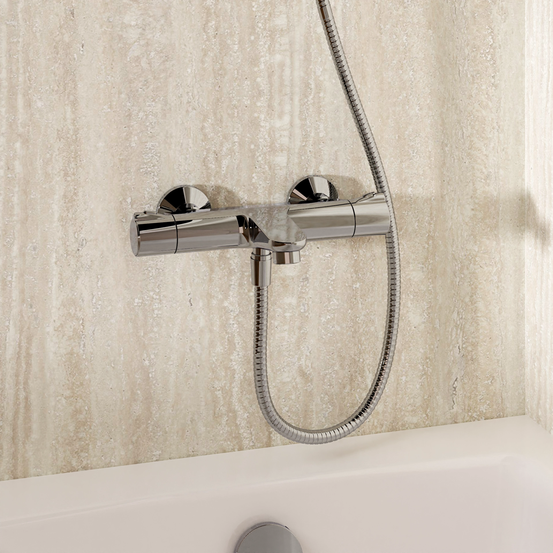 Exposed Thermostatic Bath Shower Mixer
