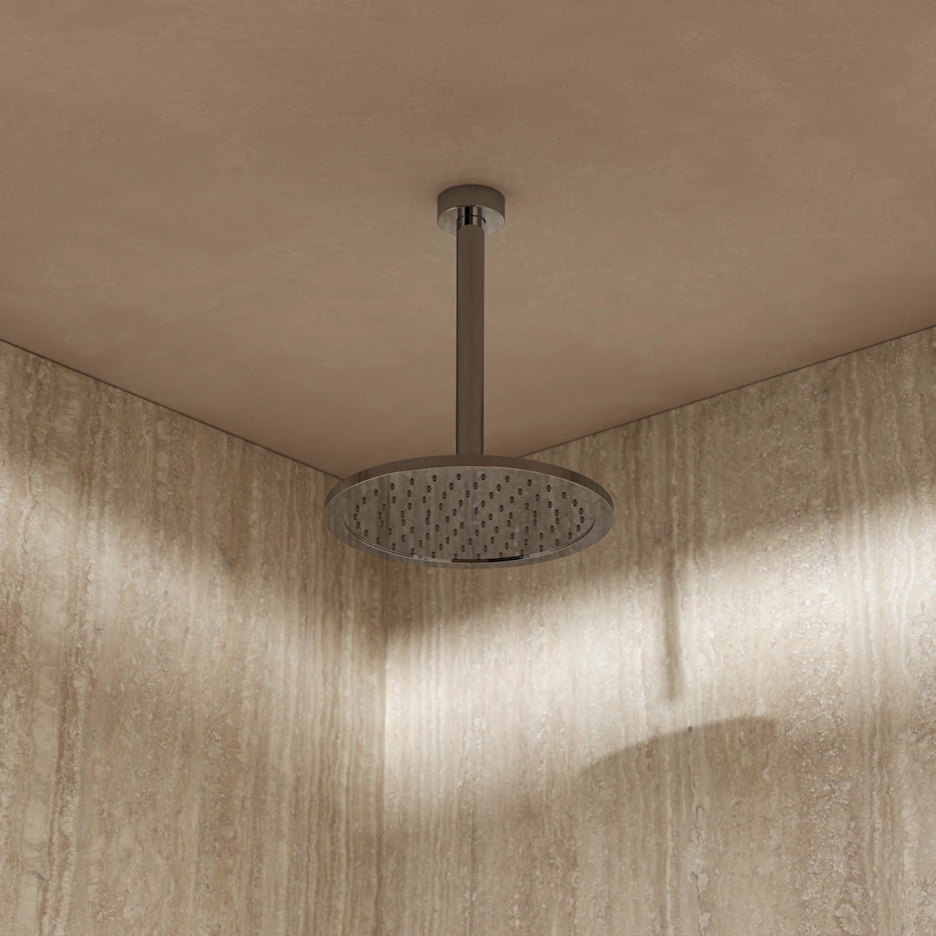 Dial Showerhead 225mm Chrome
