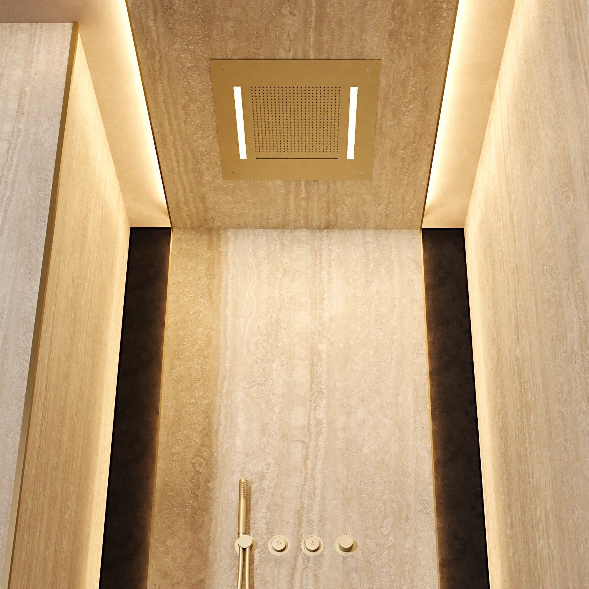 Tranquil Chromotherapy Shower Head