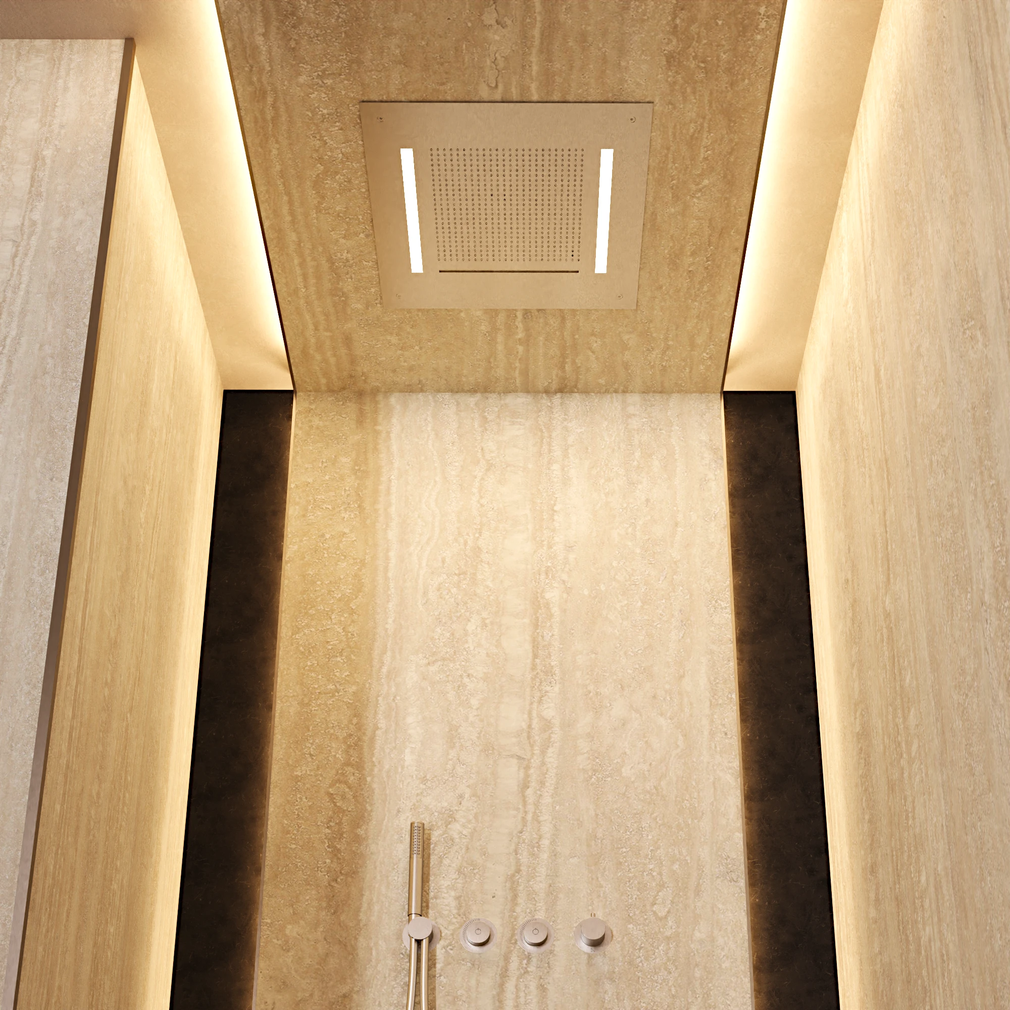 Tranquil Chromotherapy Shower Head | Crosswater Bathrooms