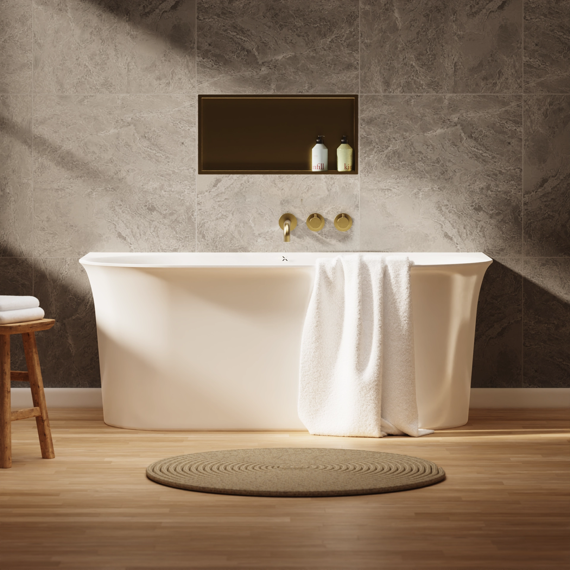 Cursa Back to Wall Bath