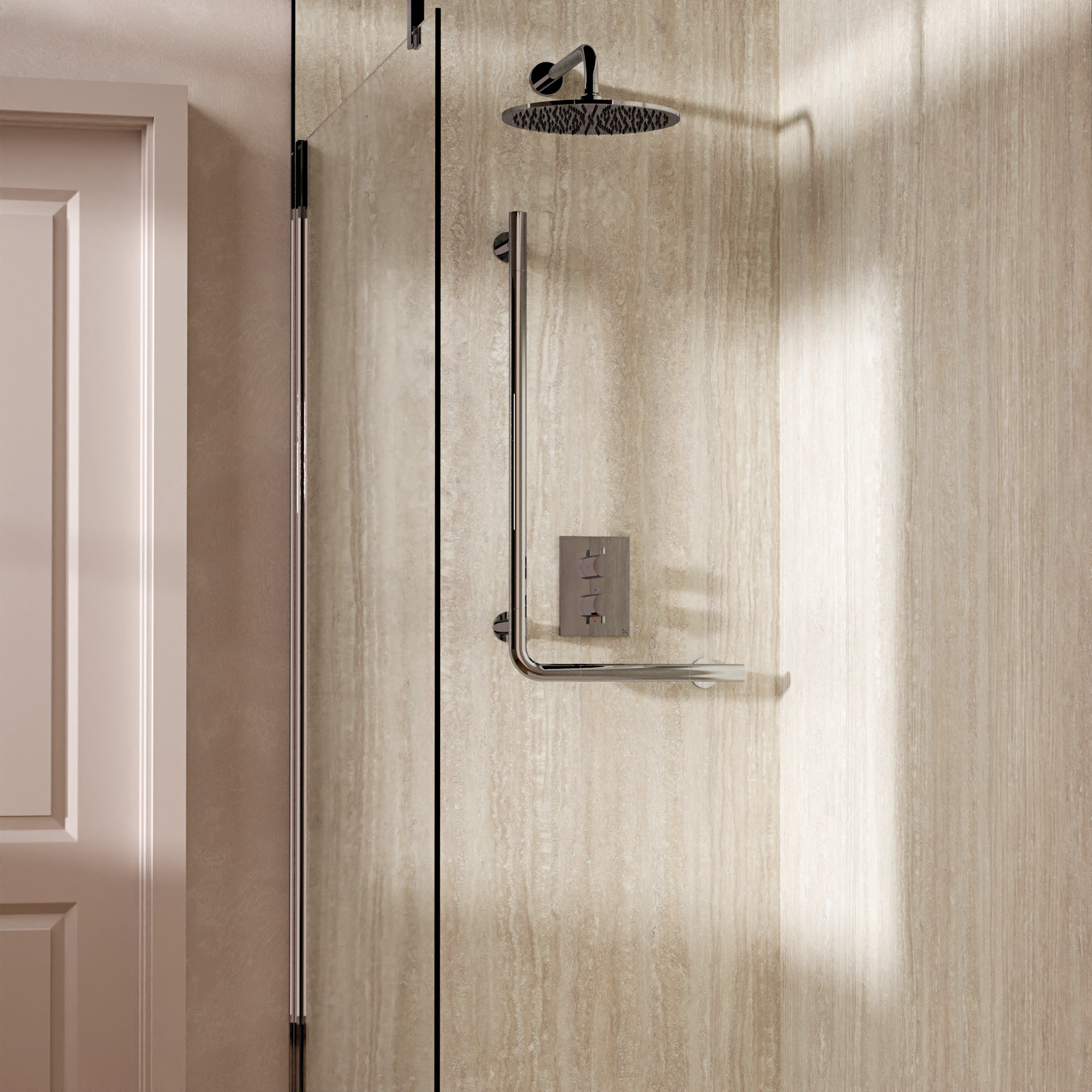 Right Angled Grab Bar