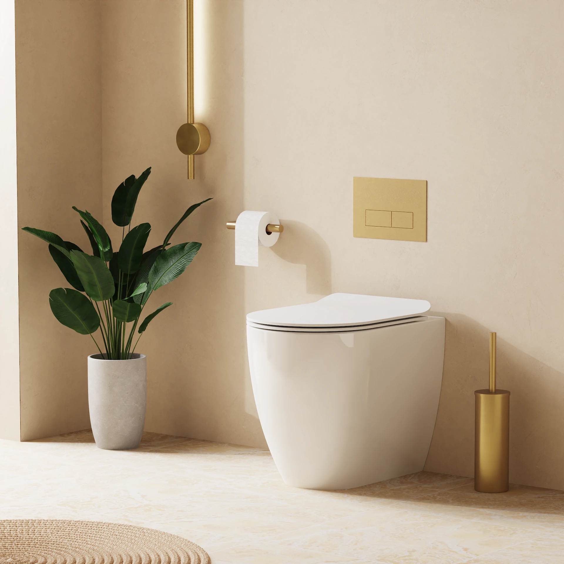 Glide II Back to Wall Toilet & Soft Close Seat