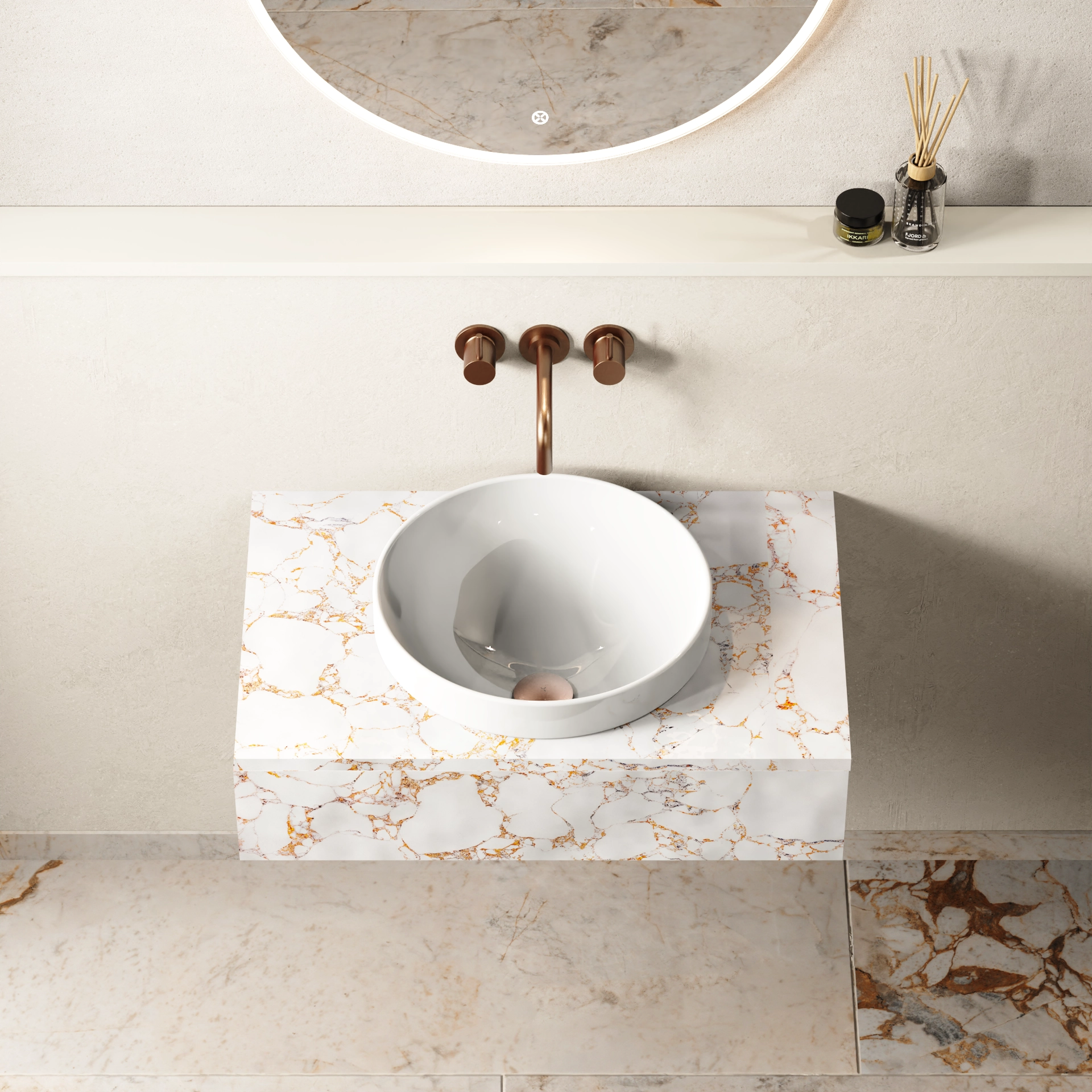 Nepi Inset Basin | Crosswater Bathrooms