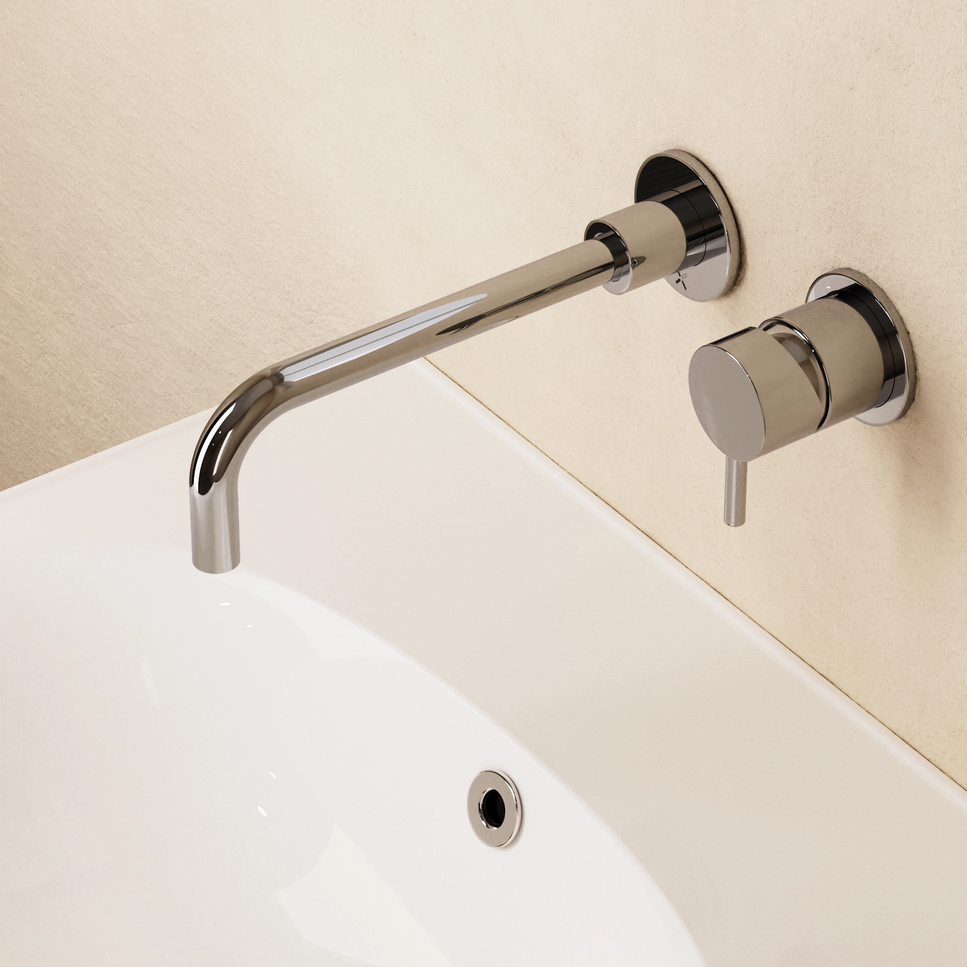 Kai Lever Basin 2 Hole Set Chrome