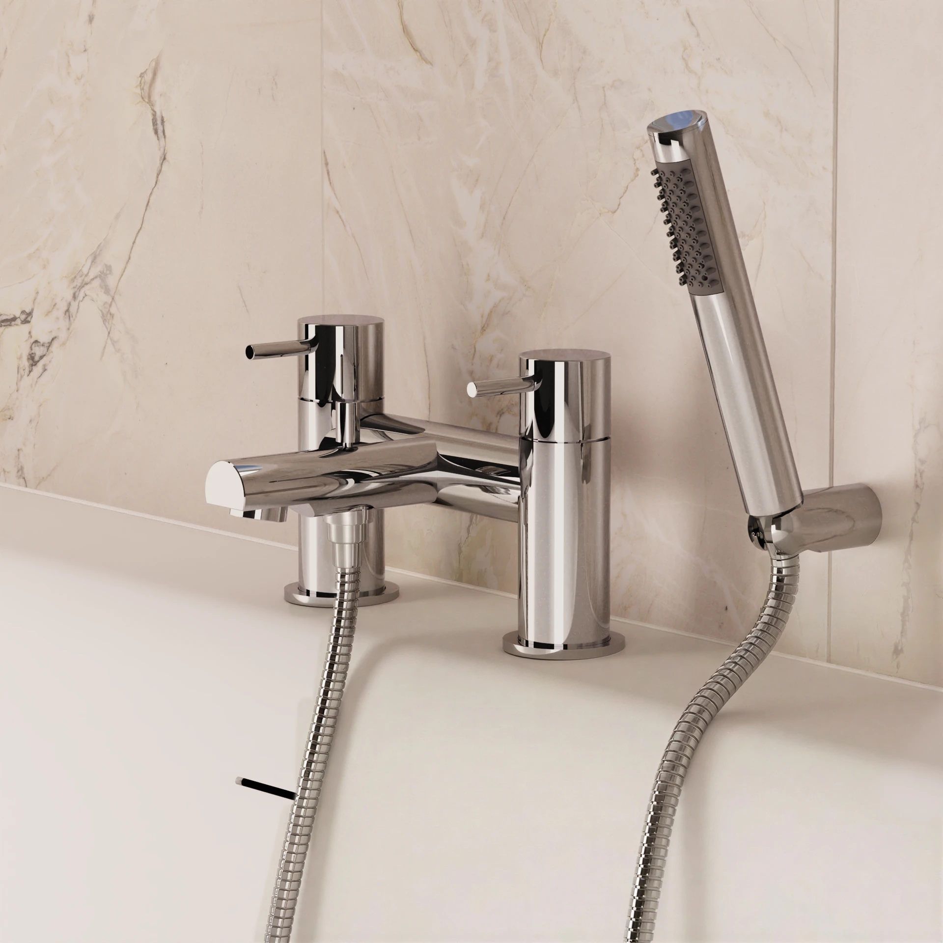 Kai Lever Bath Shower Mixer with Kit & Legs