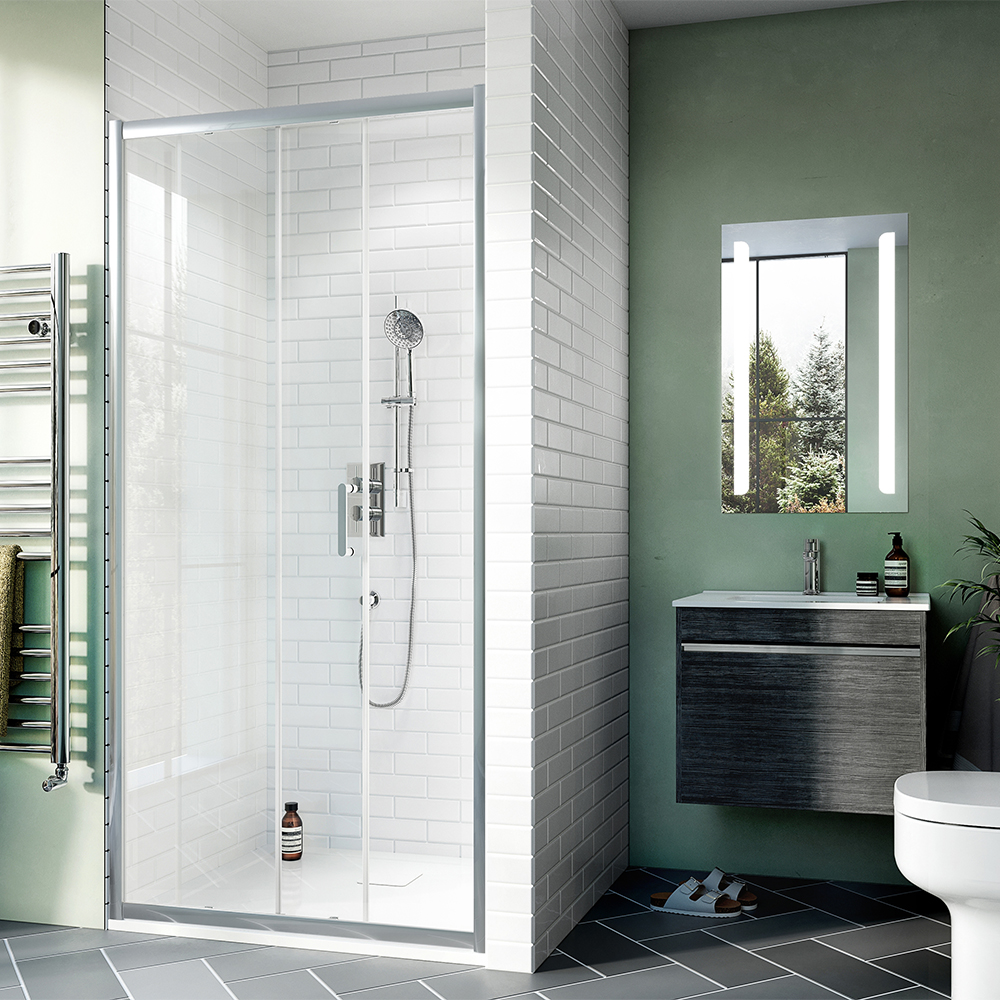 Kai 6 Sliding Shower Door with Side Panel