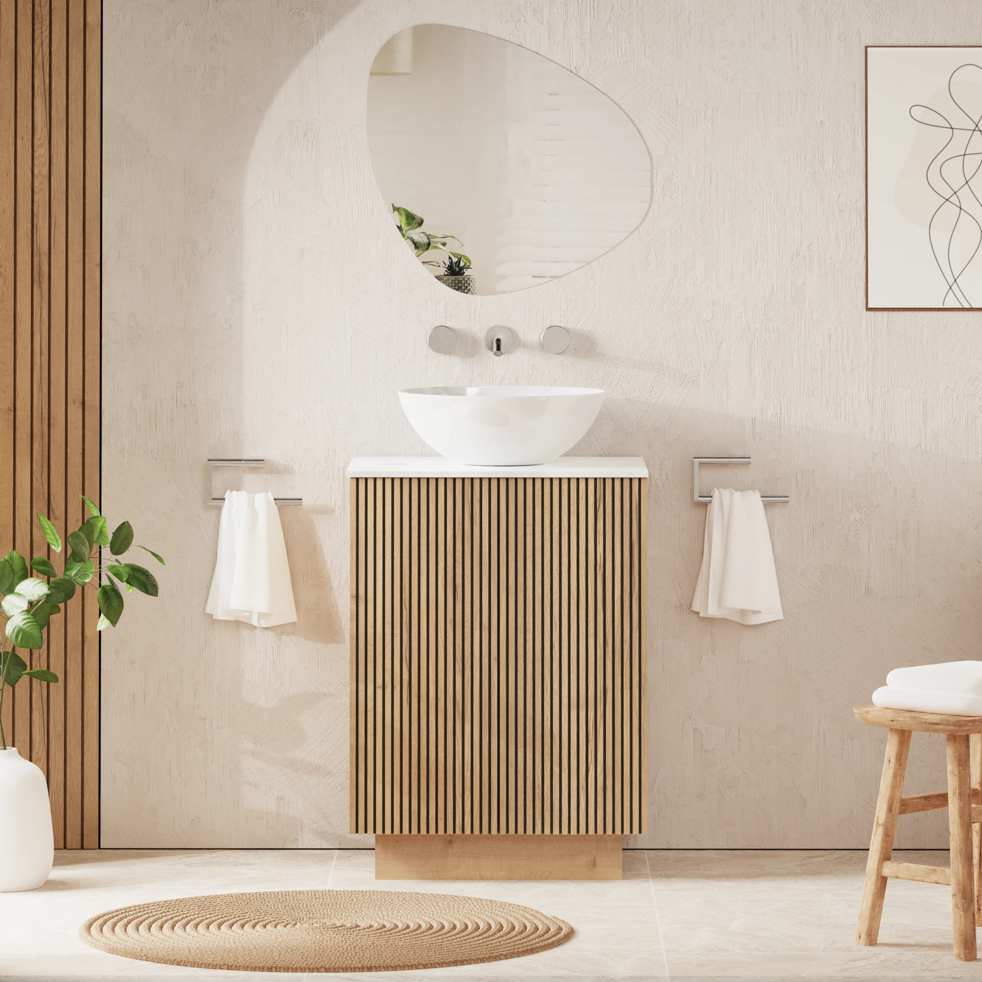 Limit Floorstanding Furniture Unit with Worktop - 600mm