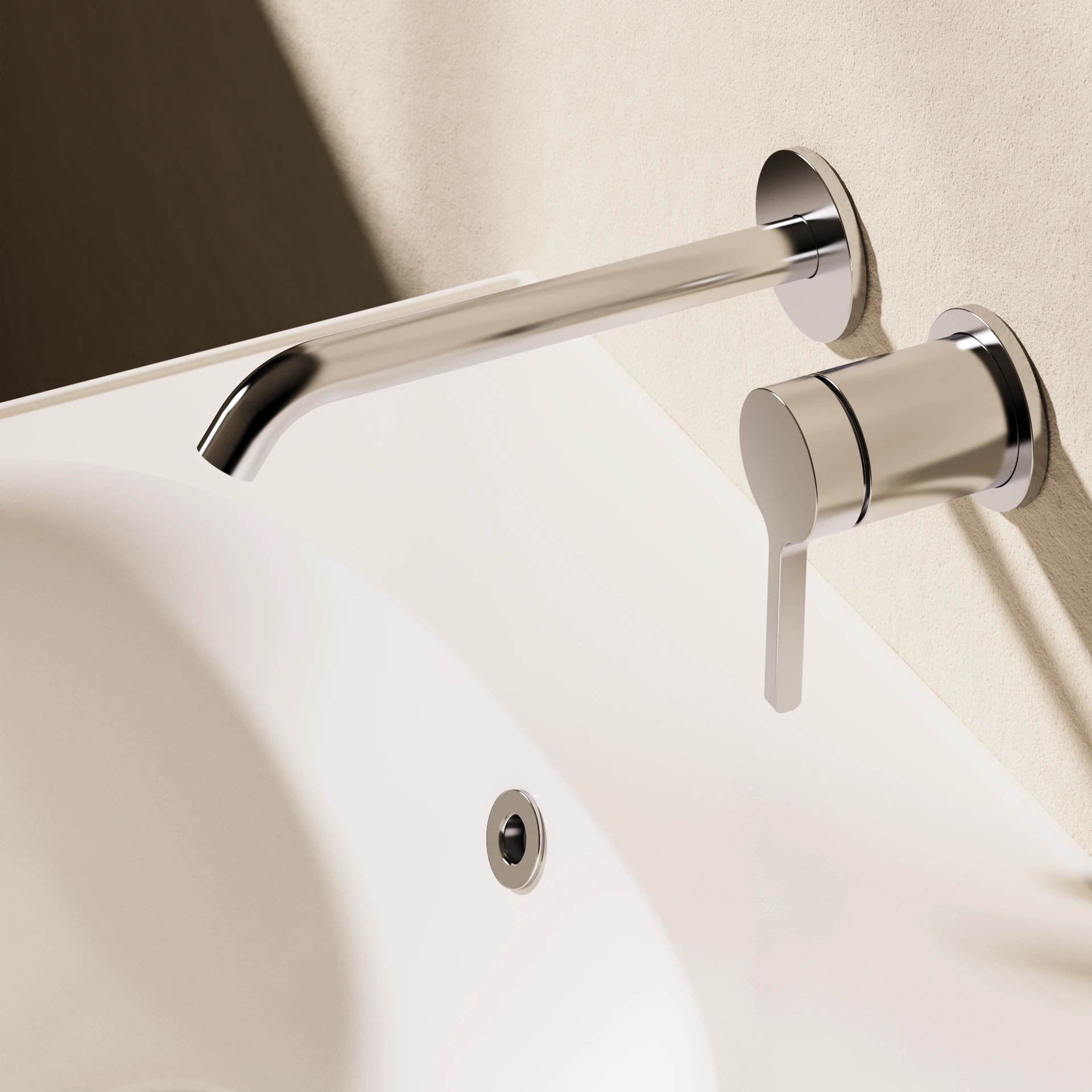 Mada 2 Hole Wall Basin Mixer