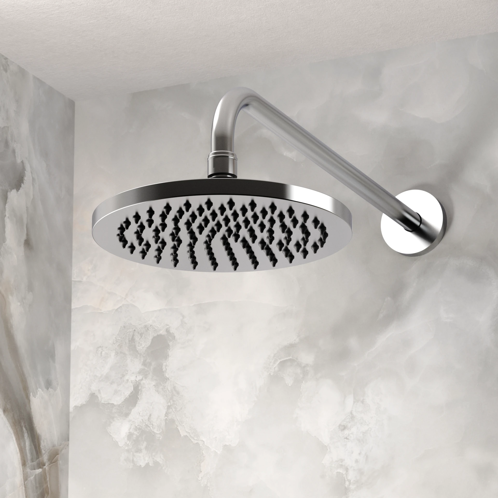 Mada 290mm Rain Shower Head and Arm