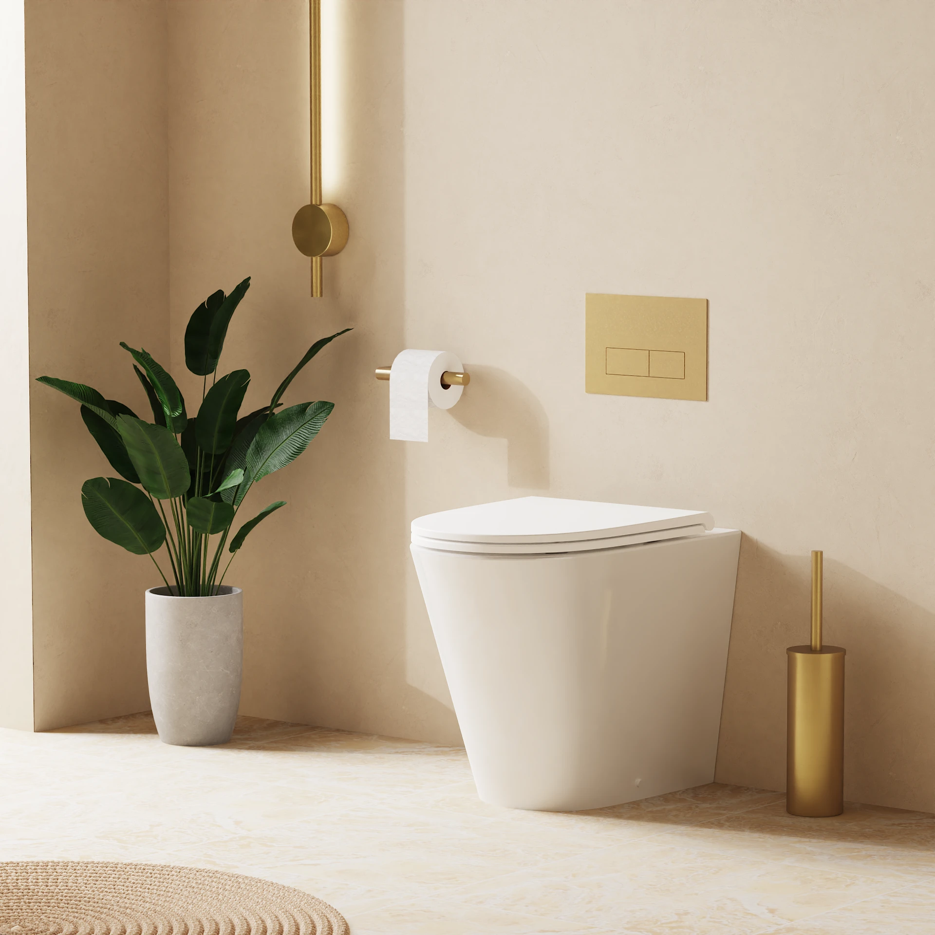 Mada Round Back To Wall Toilet