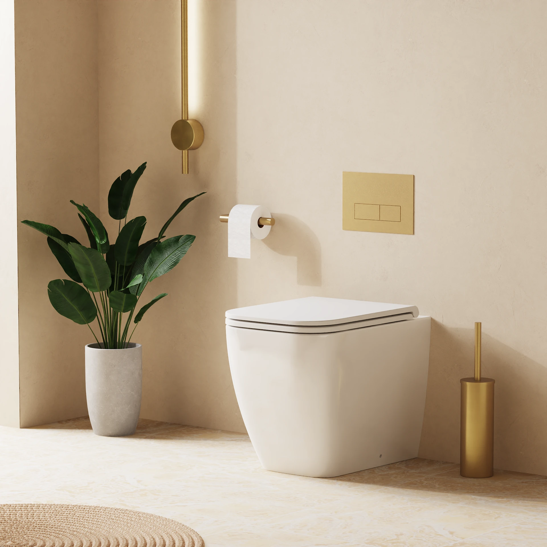 Mada Square Back To Wall Toilet