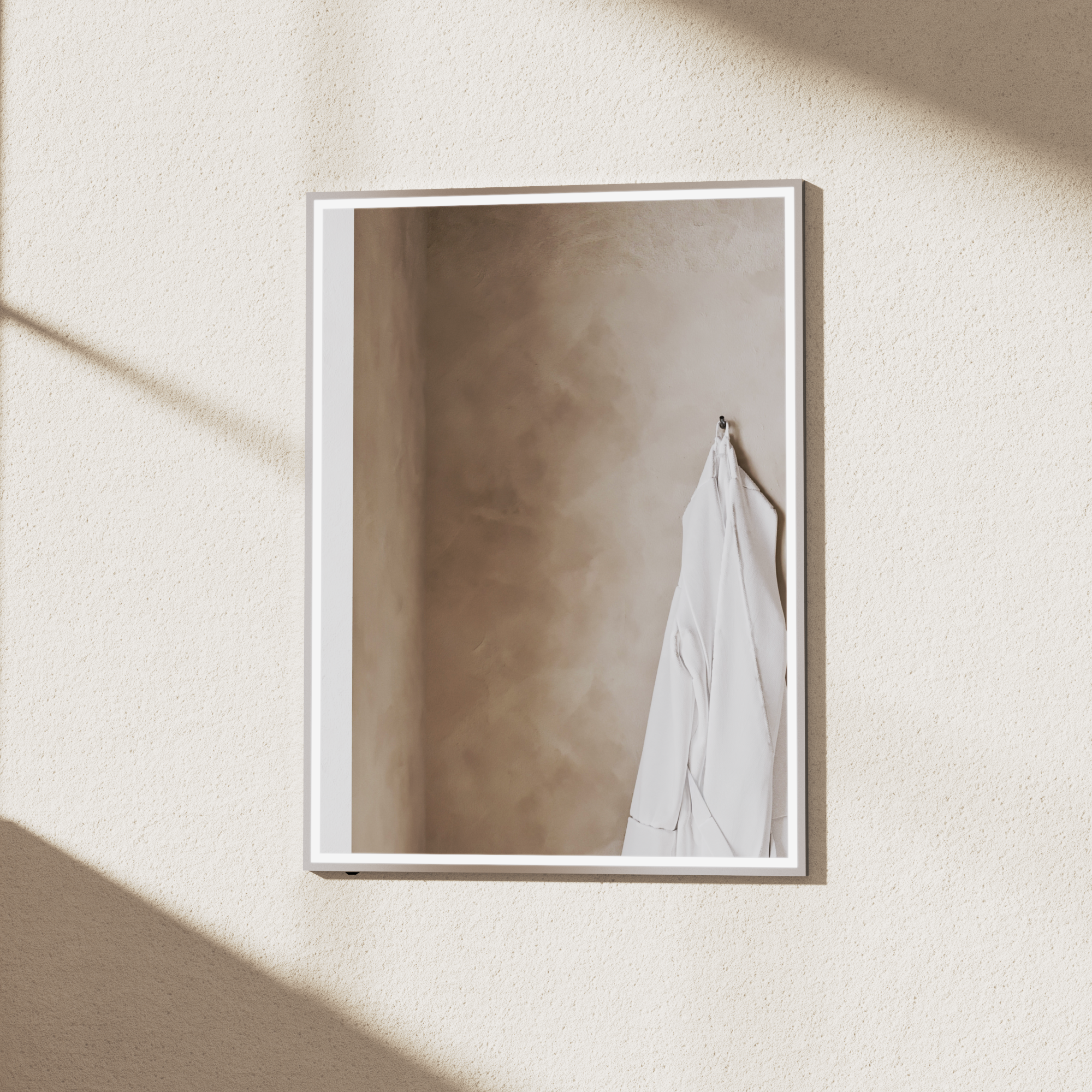 TOMOO　Mirrors　バニラホワイト MPRO Mirror 600x800 Brushed Nickel | Crosswater Bathrooms
