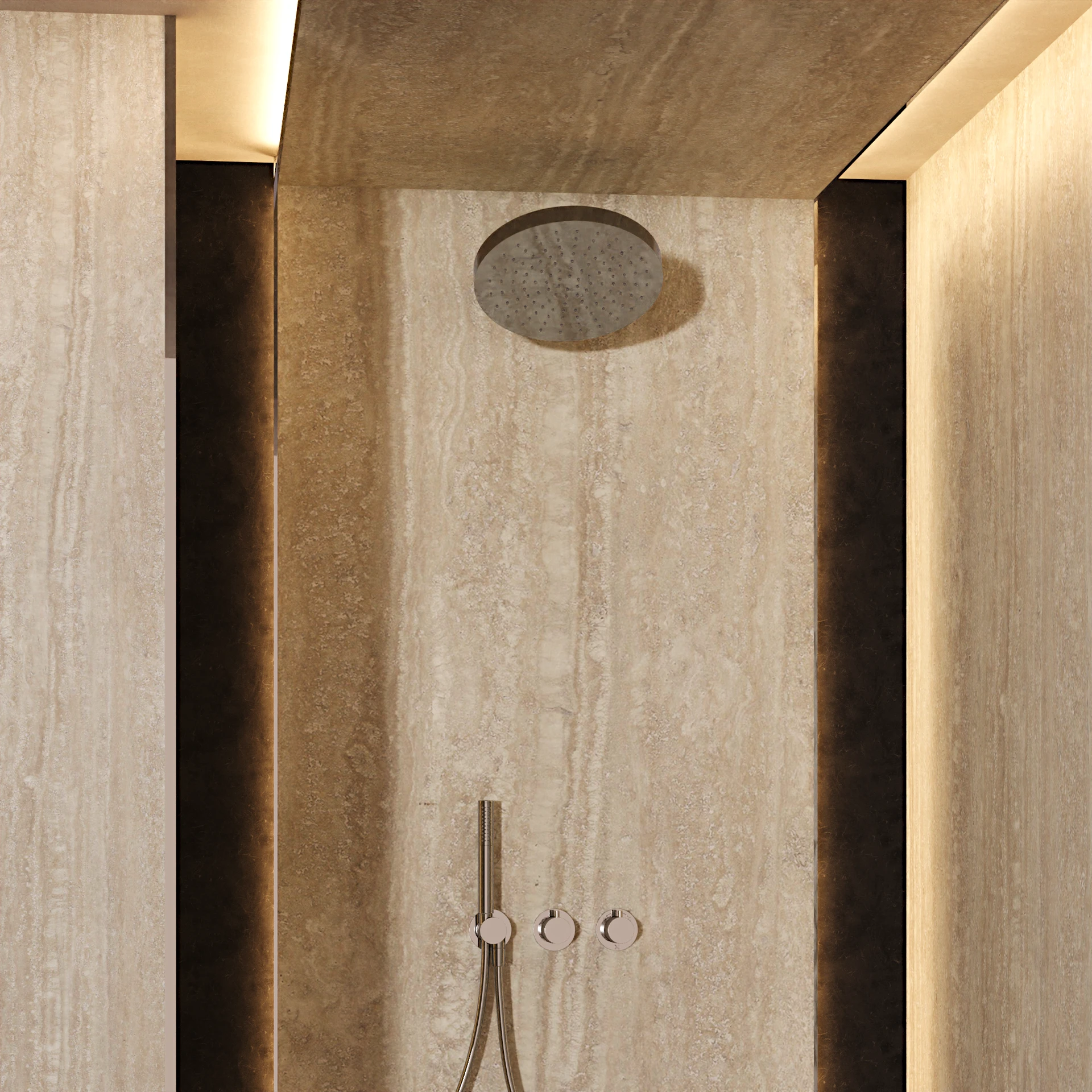 Module Plus Shower Set 1 with Fixed Head & Handset