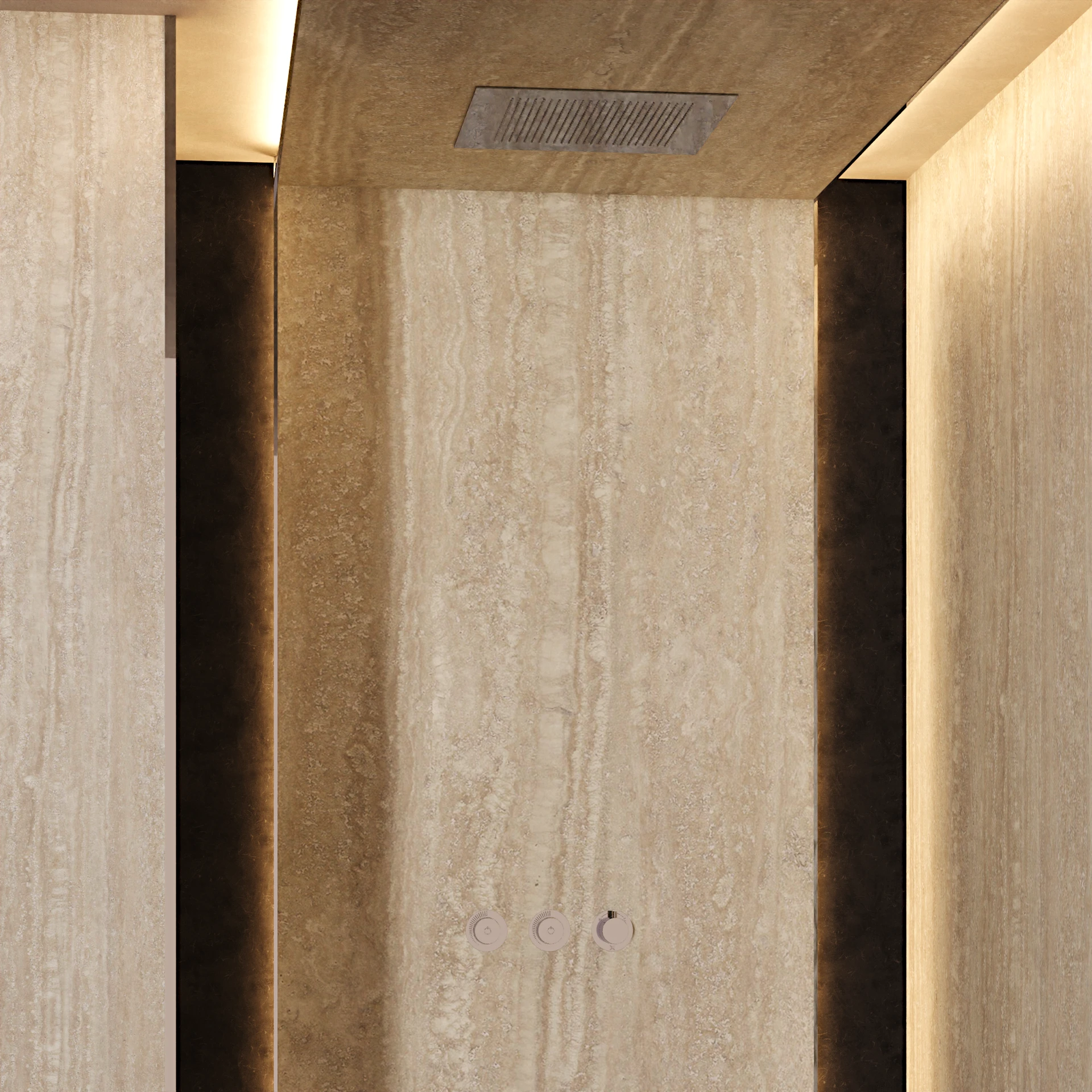 Module Plus Shower Set 5 with Ceiling Shower