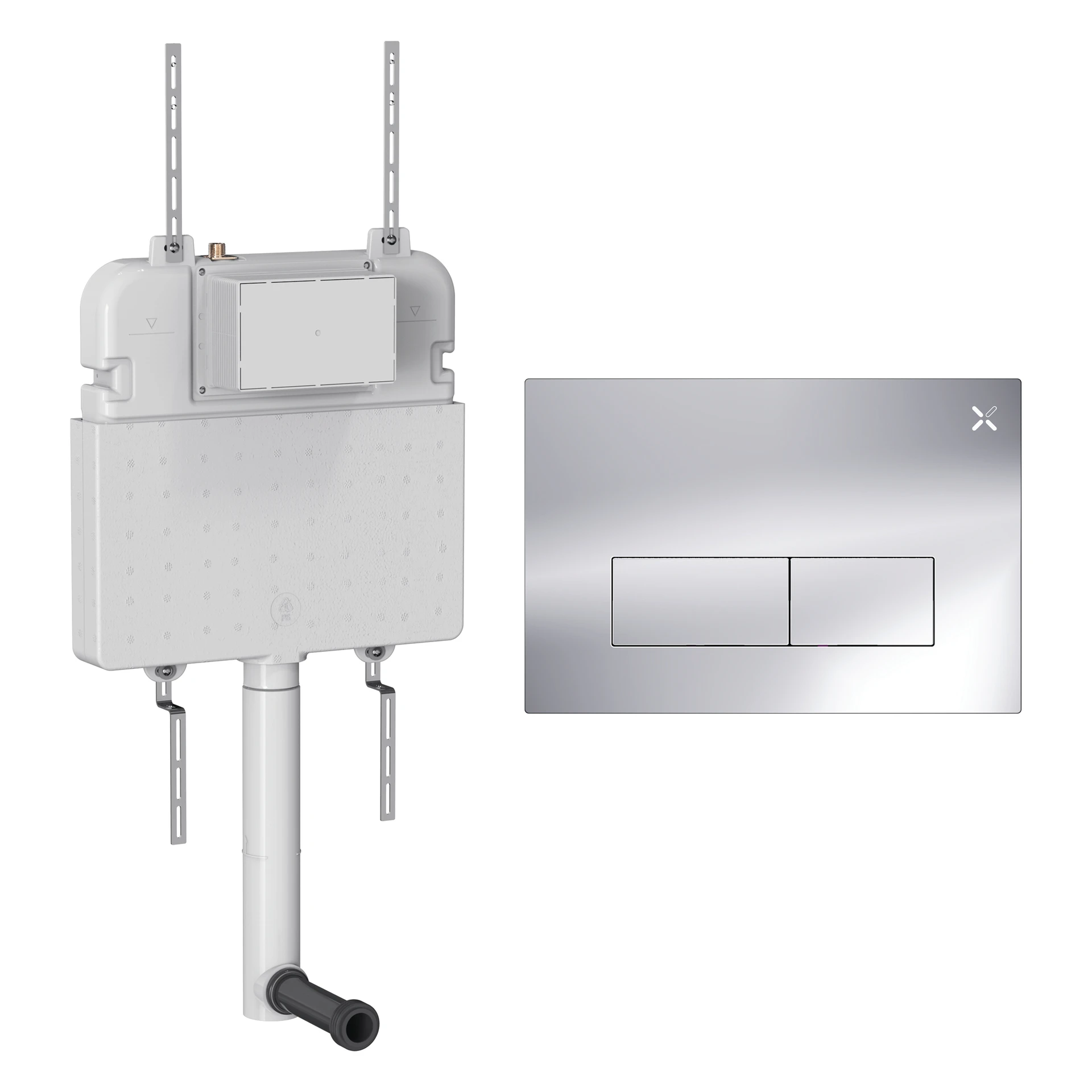 MPRO Stainless Steel Concealed Cistern Set 2