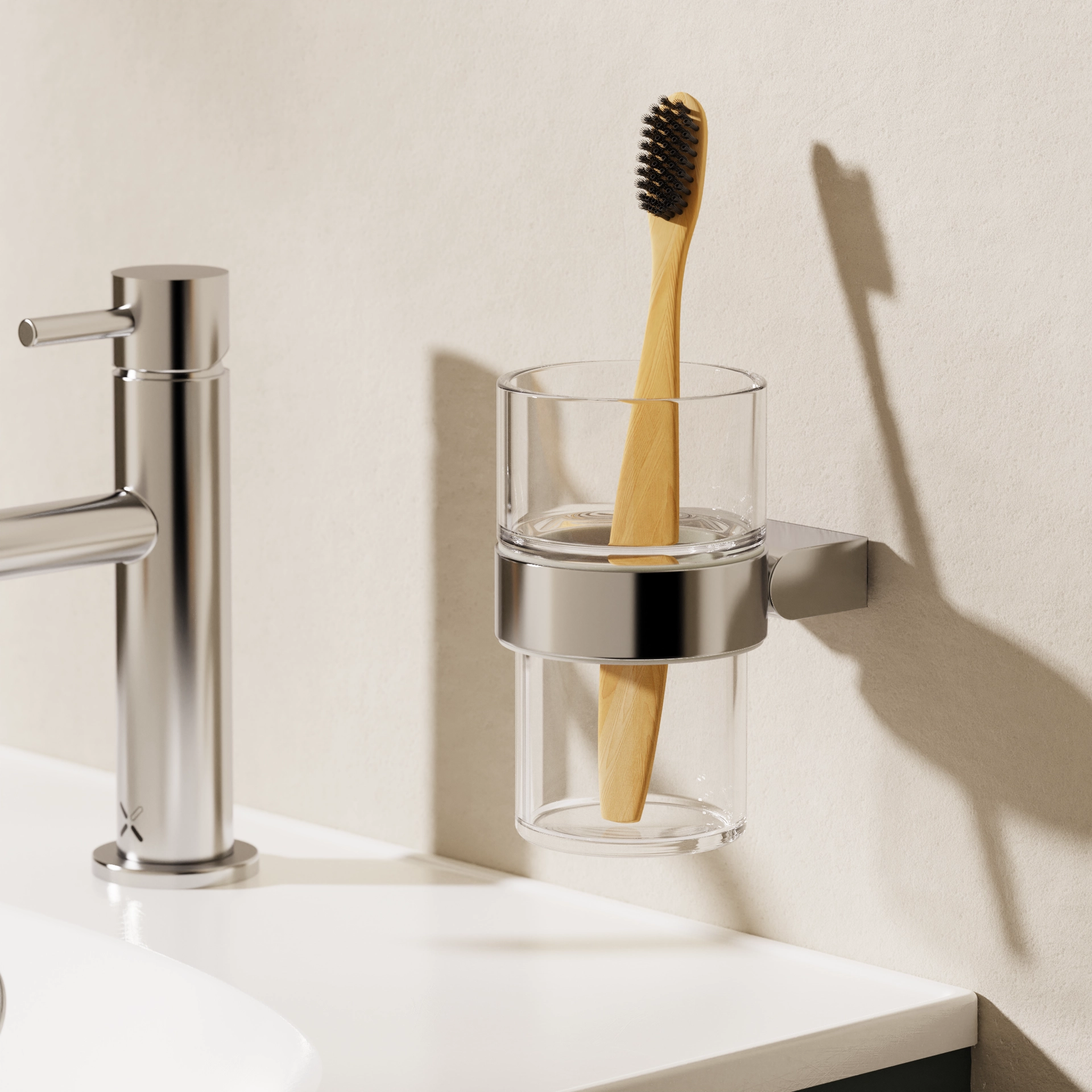 MPRO Toothbrush Holder Chrome