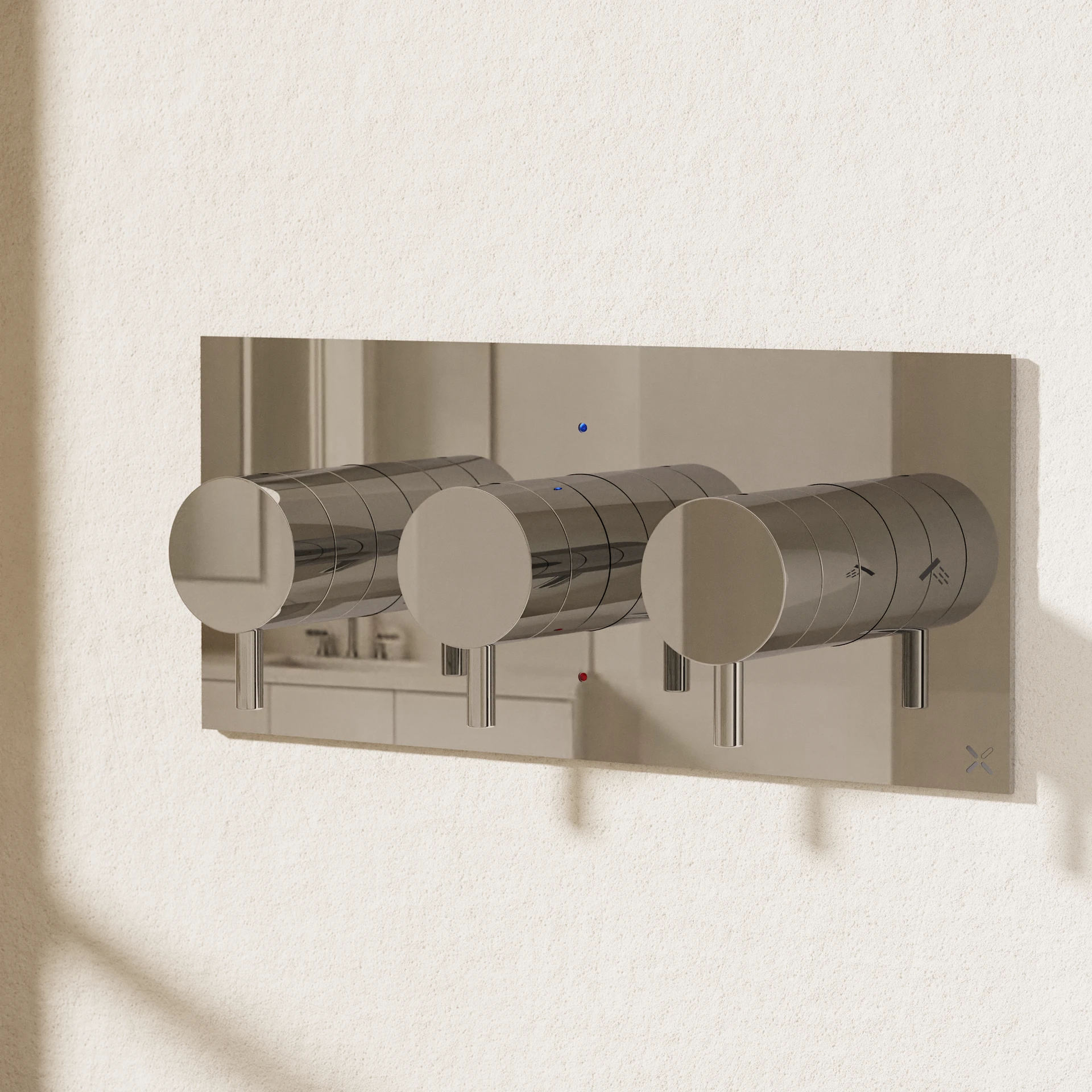 MPRO 3 Outlet Shower Valve with Etching