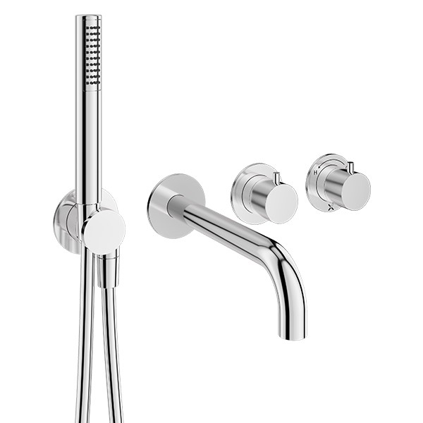 Module MPRO 2 Outlet Shower Valve, Trimset, Handset & Bath Spout