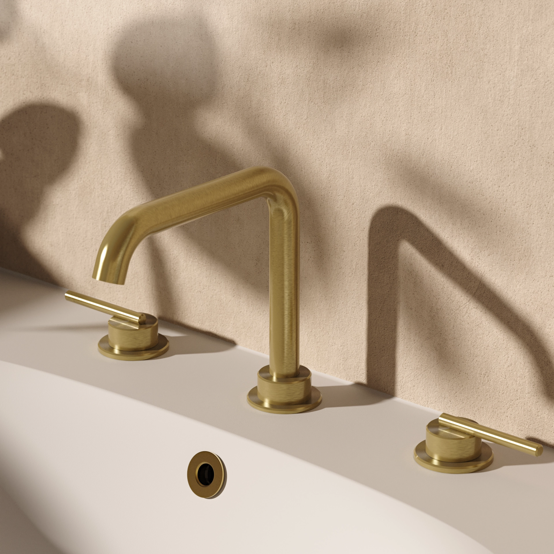 3ONE6 Lever 3 Hole Basin Tap