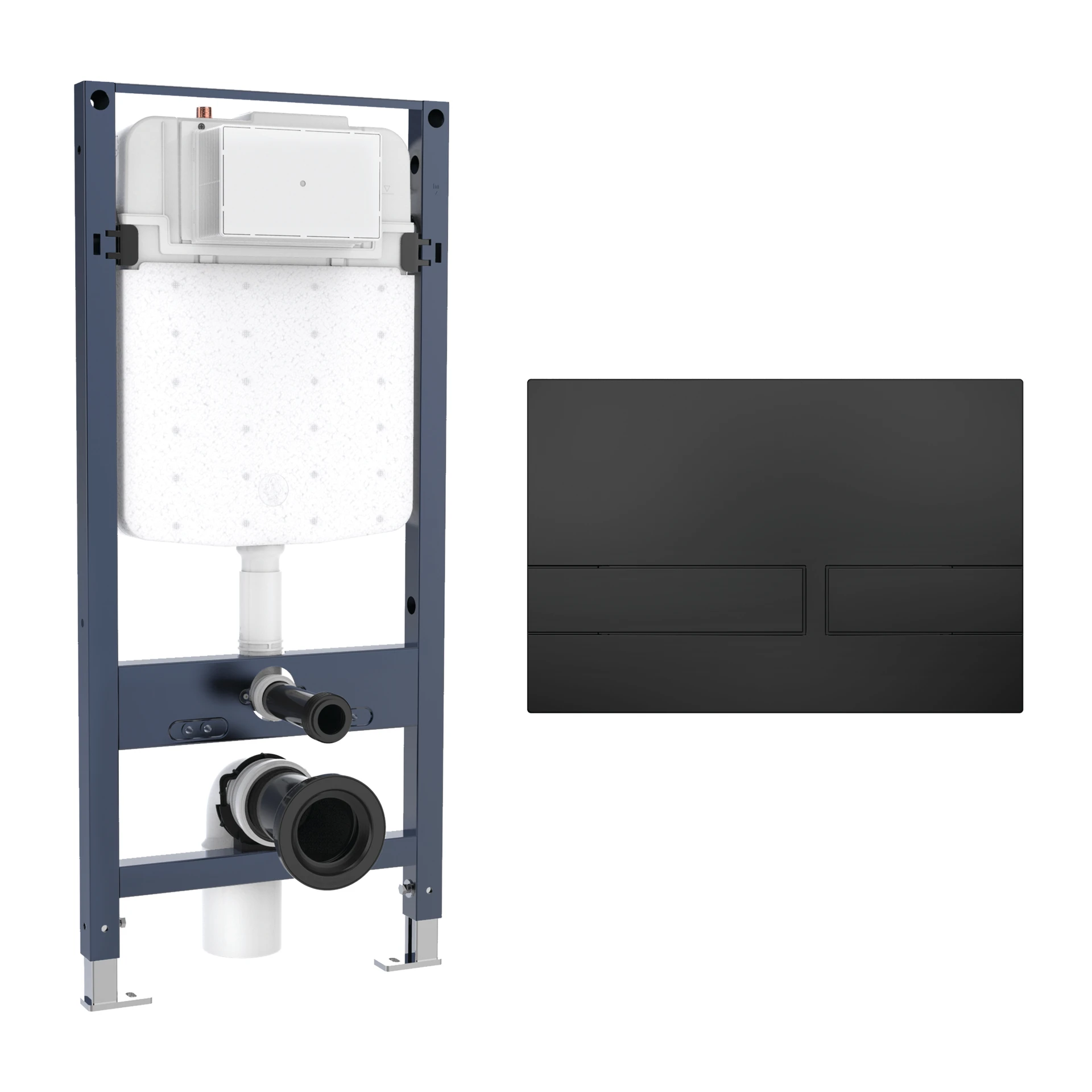 Venue Slim Concealed Cistern Frame Set 4