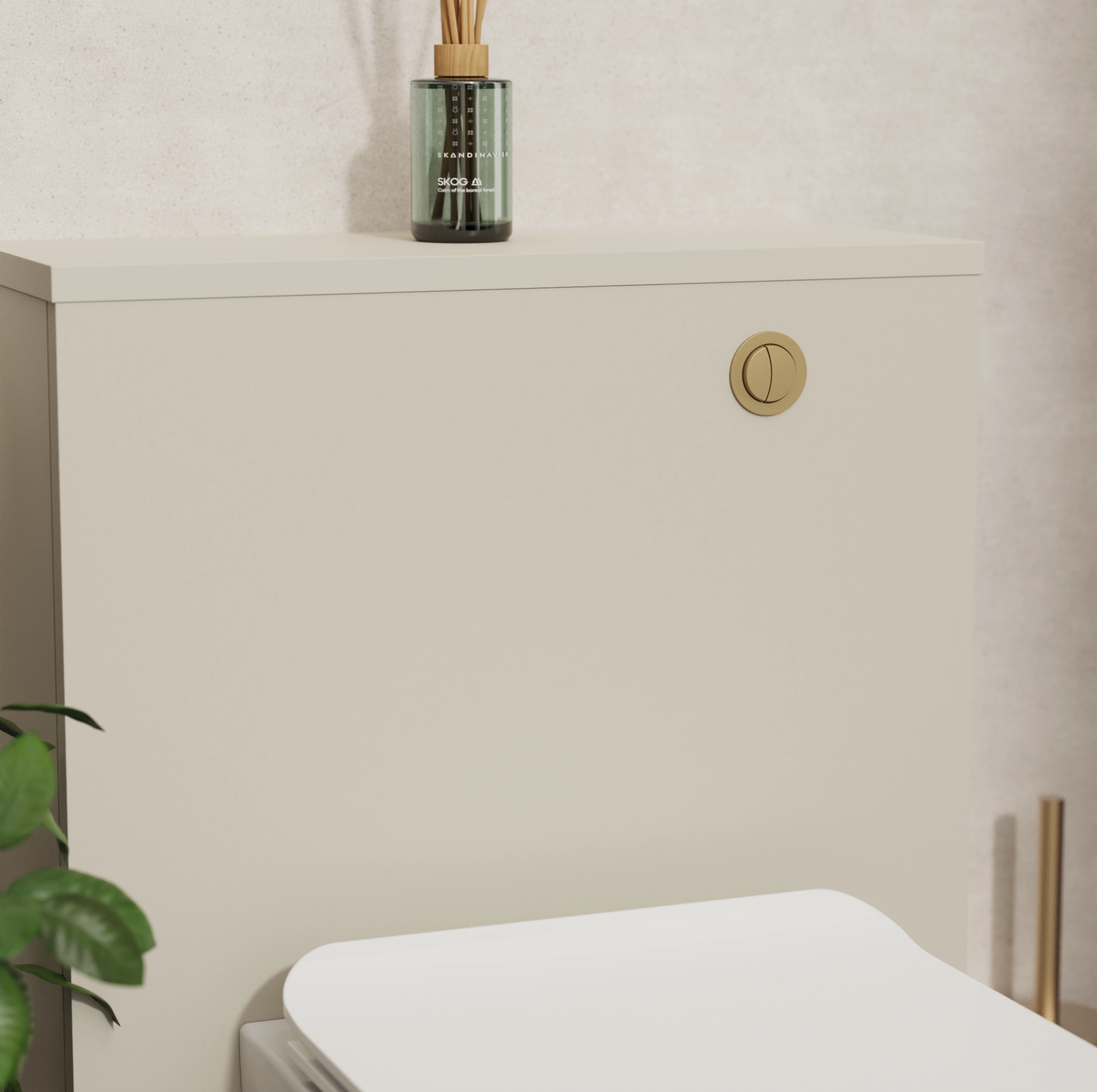 Toilet Flush Button