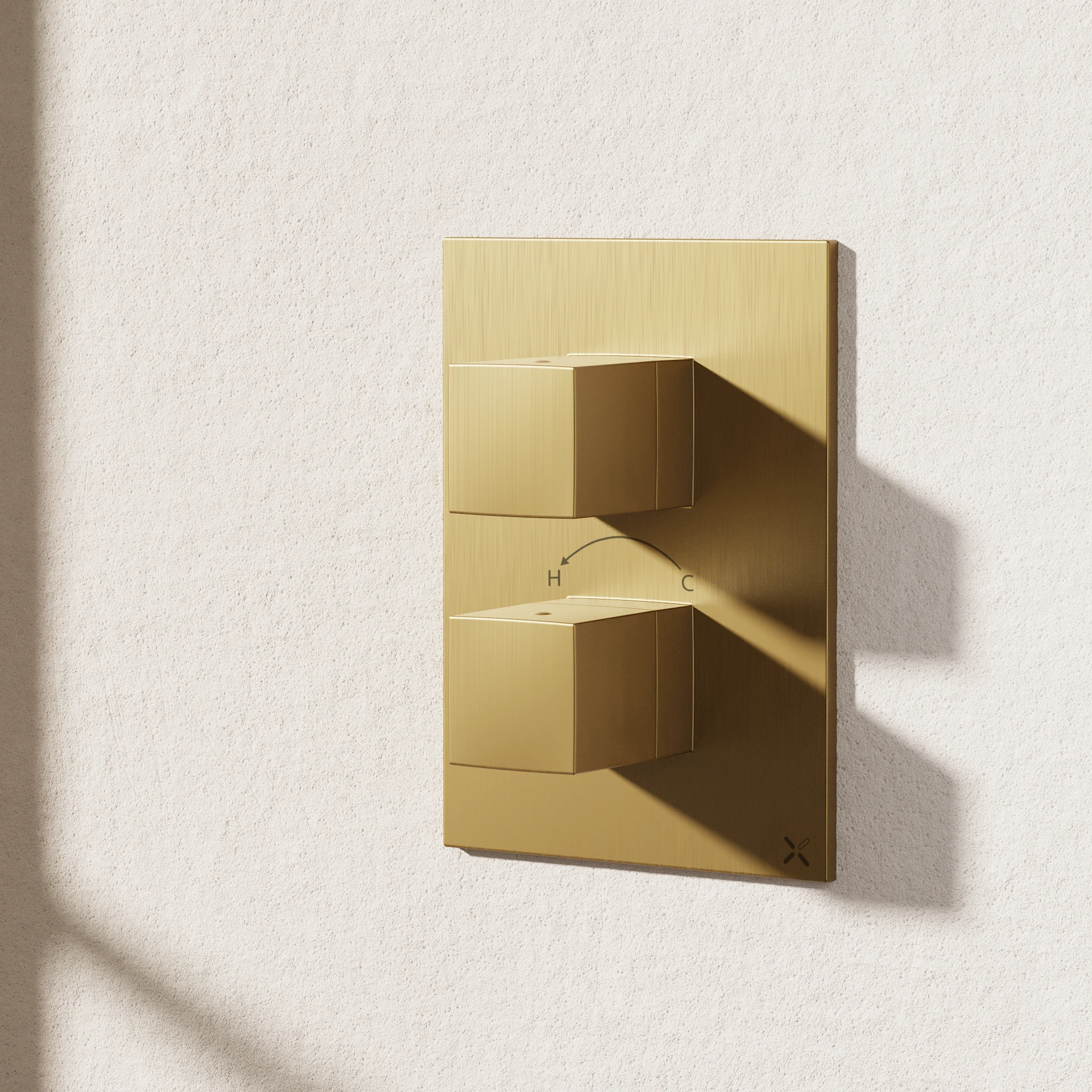 Crossbox Verge 2 Outlet Thermostatic Shower Valve
