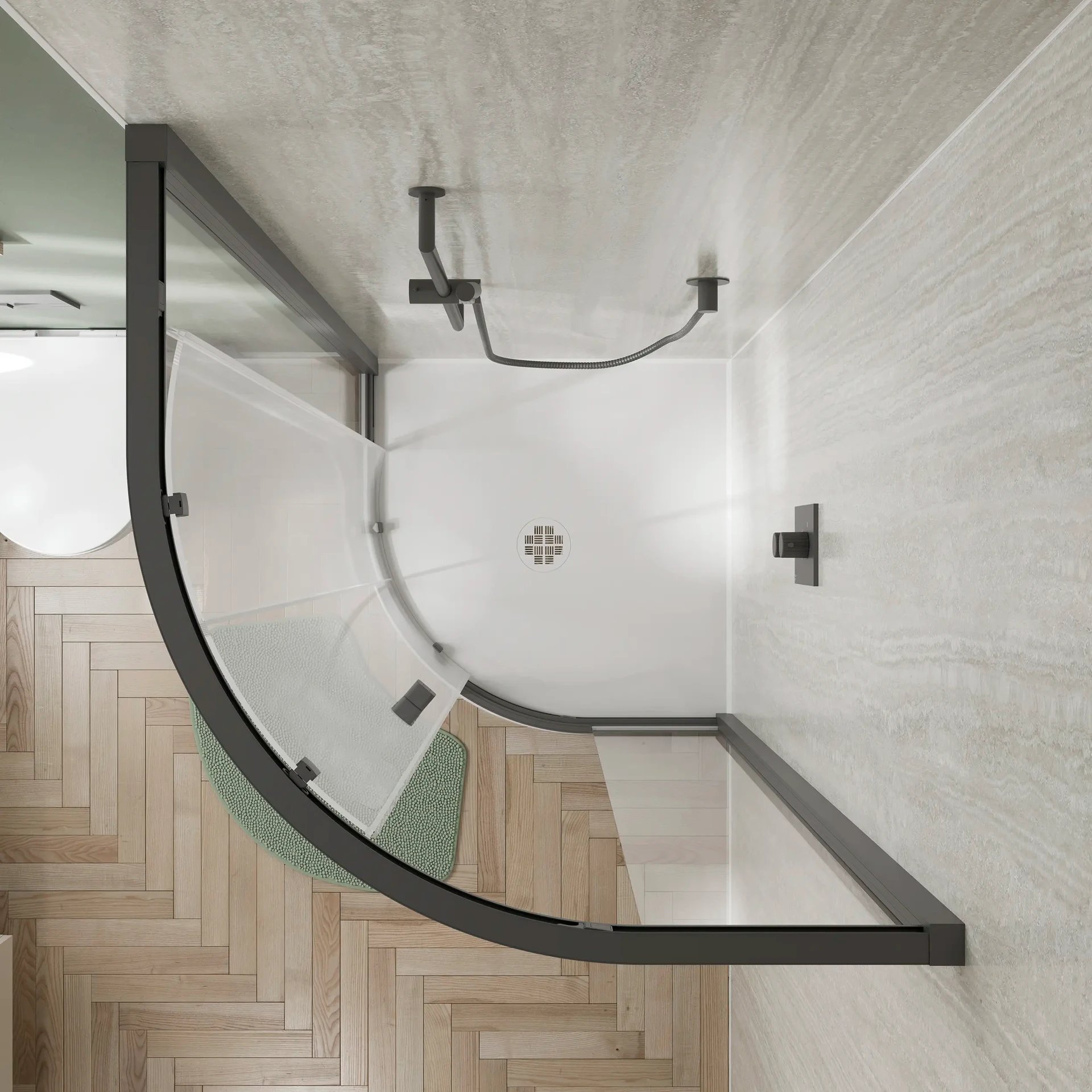 Clear 6 Quadrant in Slate