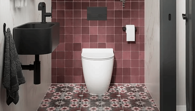 Modern Colourful Cloakroom