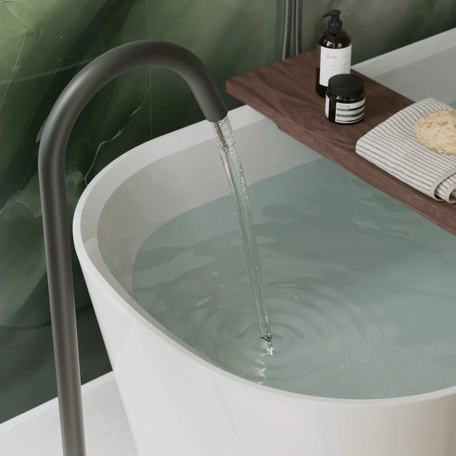 Slate Bath Tap
