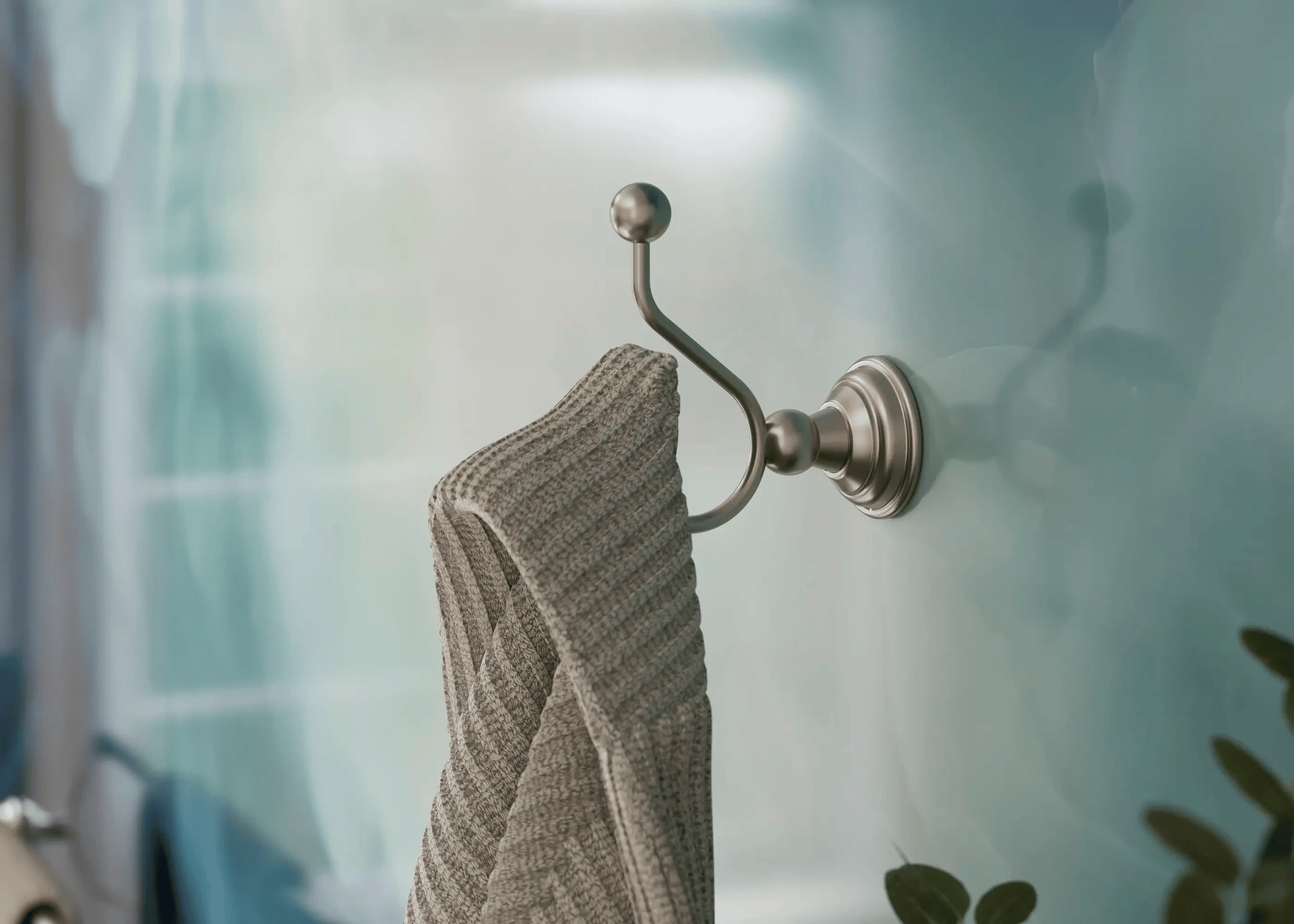 Belgravia Robe Hook in Brushed Nickel