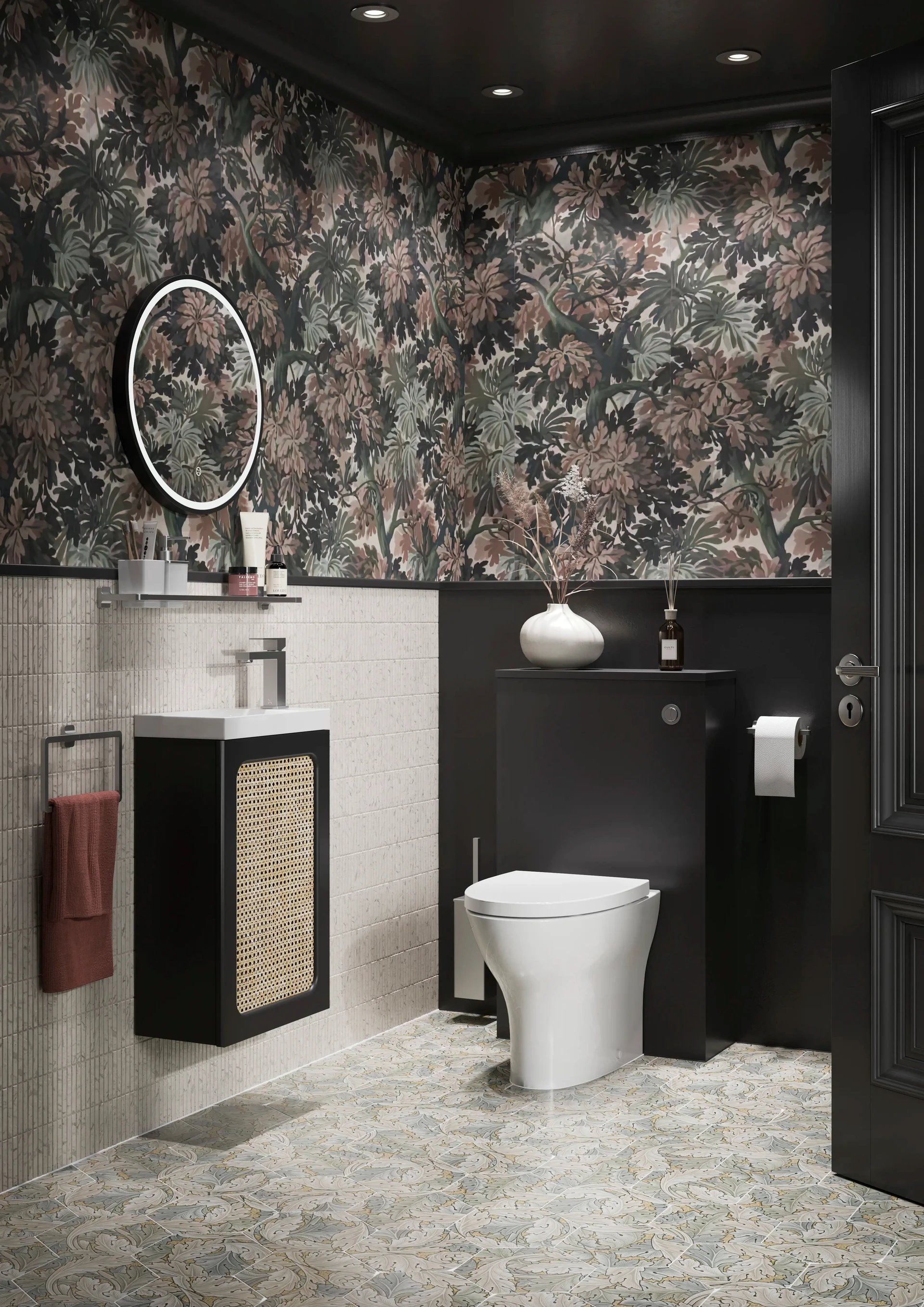 Bold & Beautiful Cloakroom