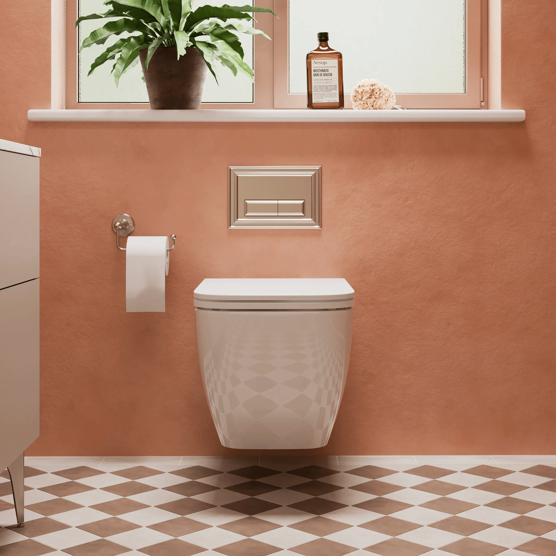 Mada Square Back to Wall Toilet