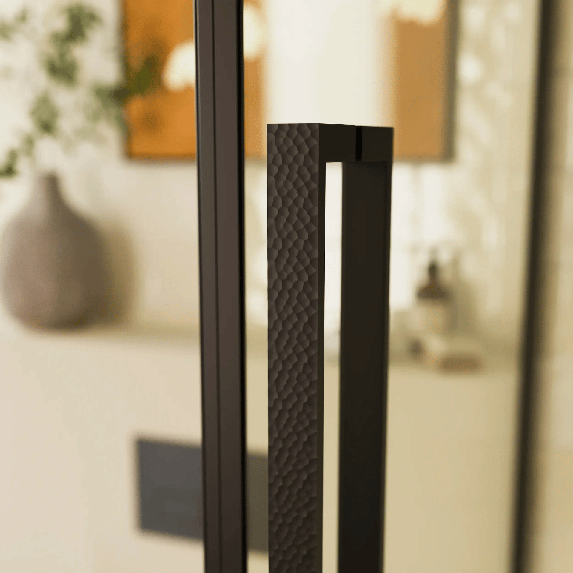 Asura Hammered Shower Handle