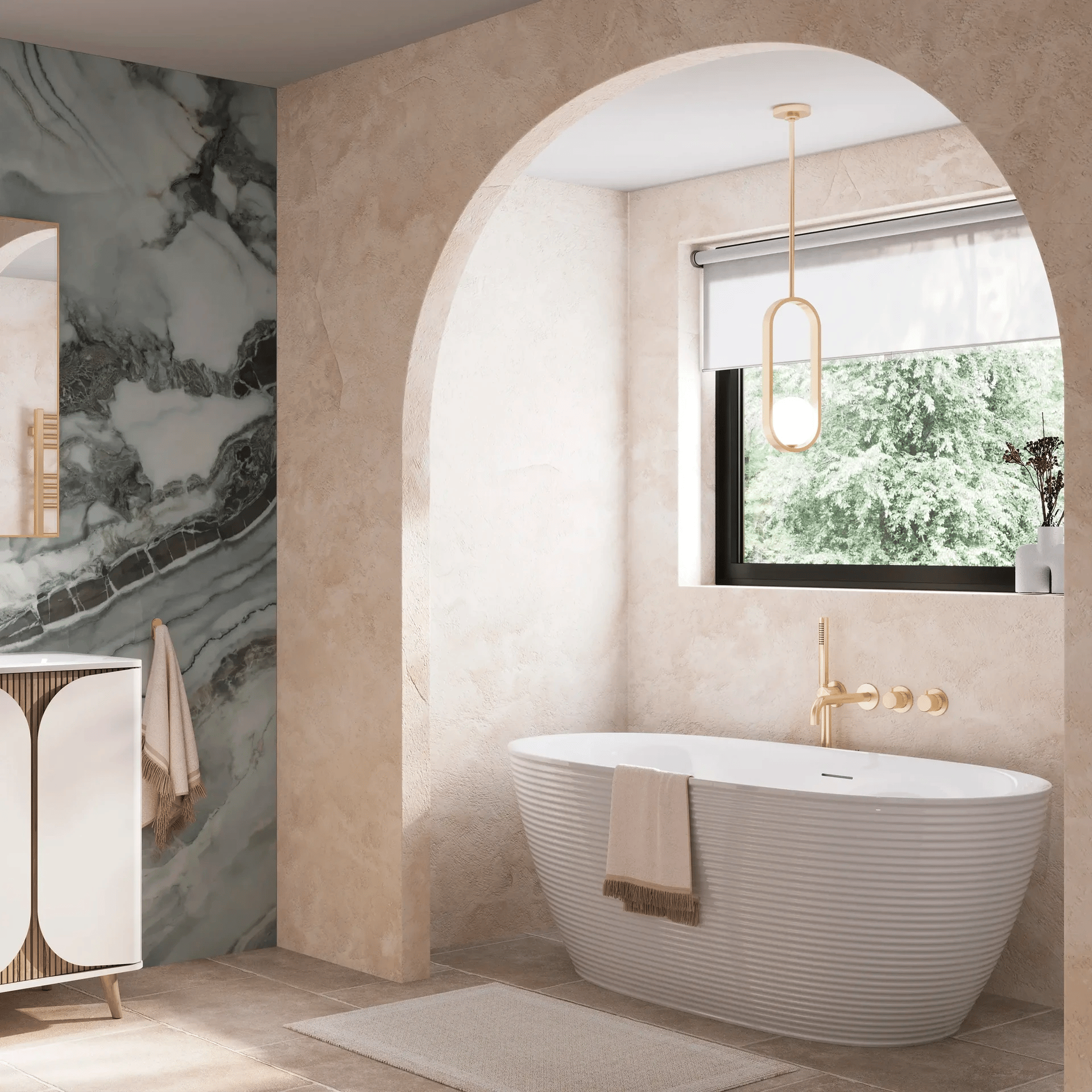 Arched Bathroom