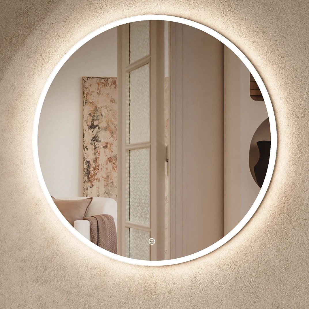 Bathroom illuminated mirror
