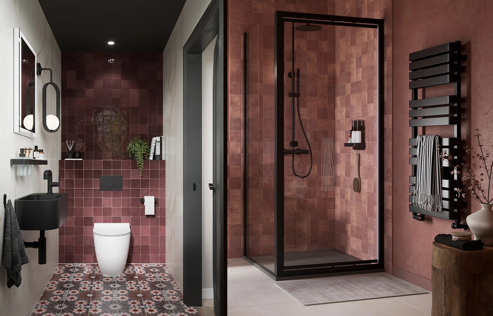 Matt Black bathroom
