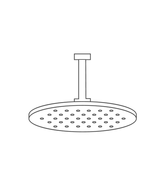 ceiling shower head