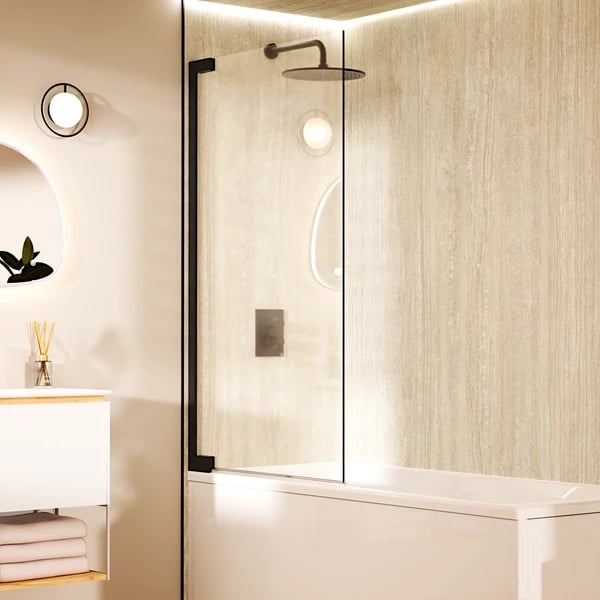 Asura Hinged Bath Screen