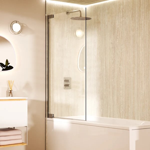 Asura Hinged Bath Screen