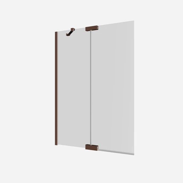 Asura 8mm Bath Screen with hinged panel and access door 1200