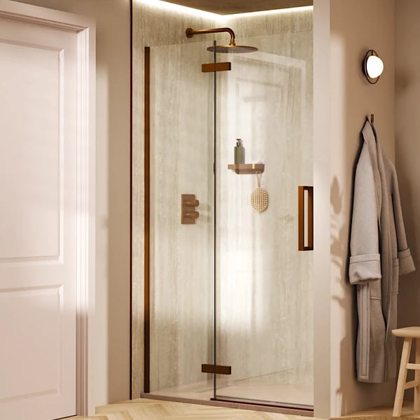 Asura Hinged Shower Door with Inline